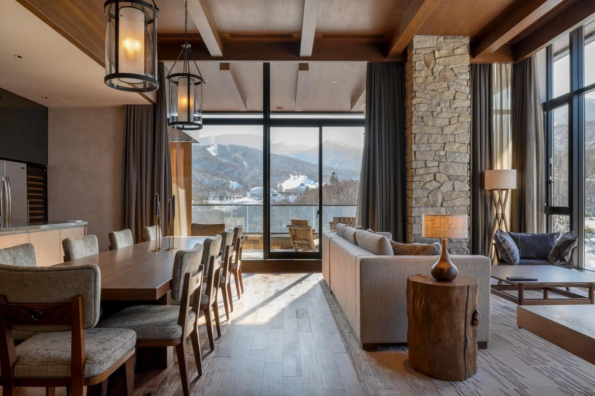 Mountain view in Yu Kiroro, Ski-in Ski-out Luxury Residences