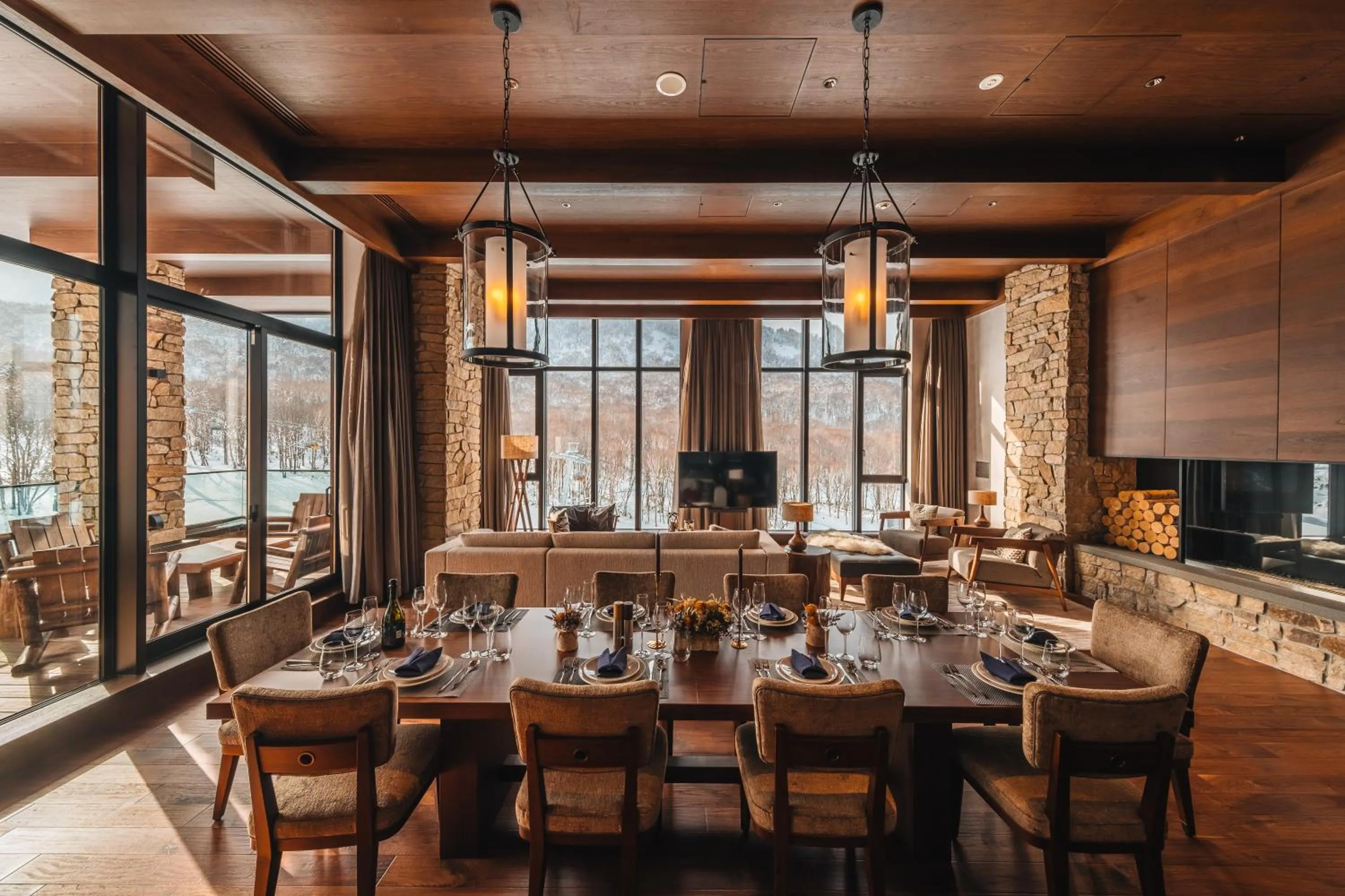 Living room in Yu Kiroro, Ski-in Ski-out Luxury Residences