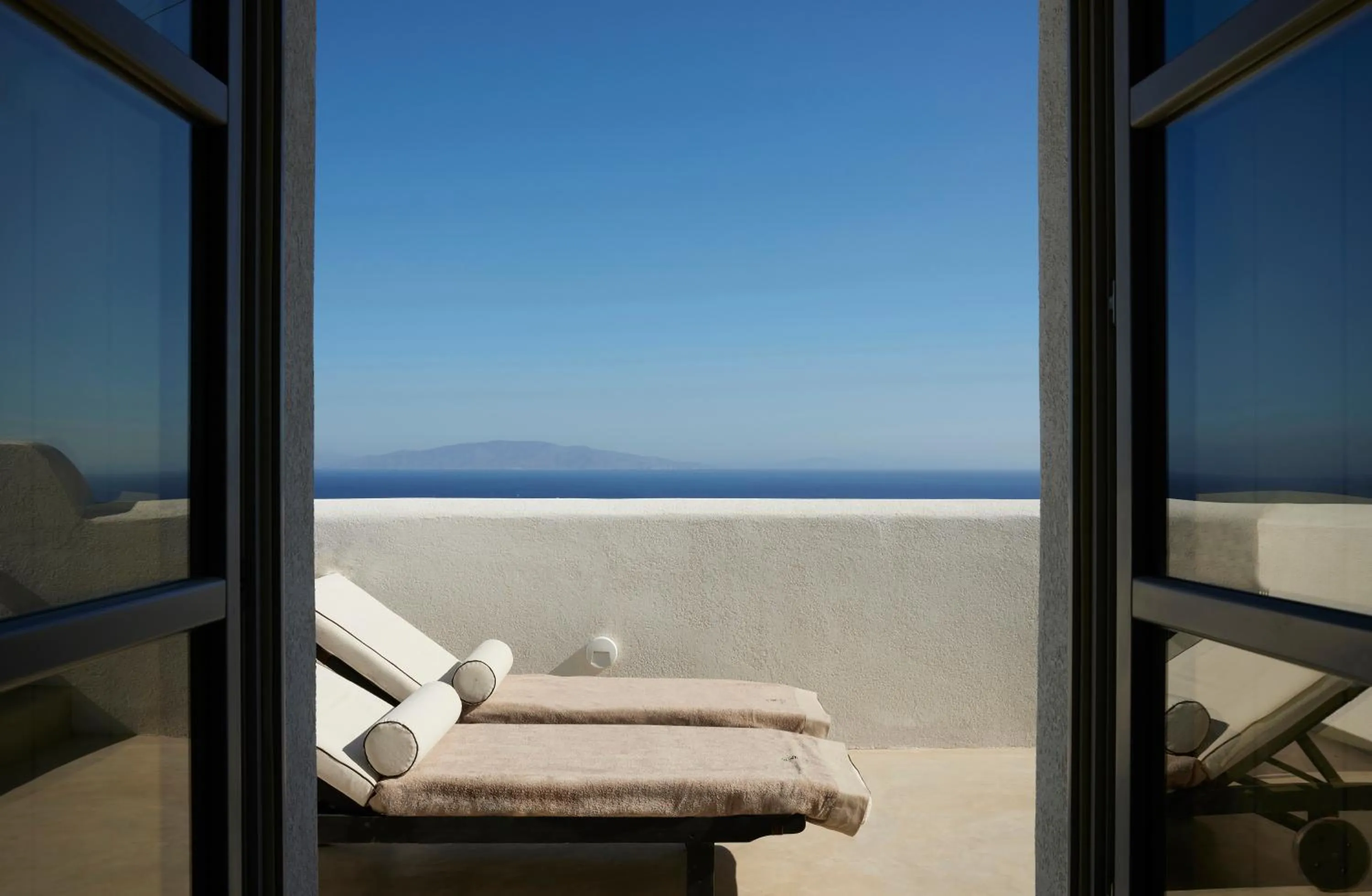 Bathroom in Danae Suites Santorini