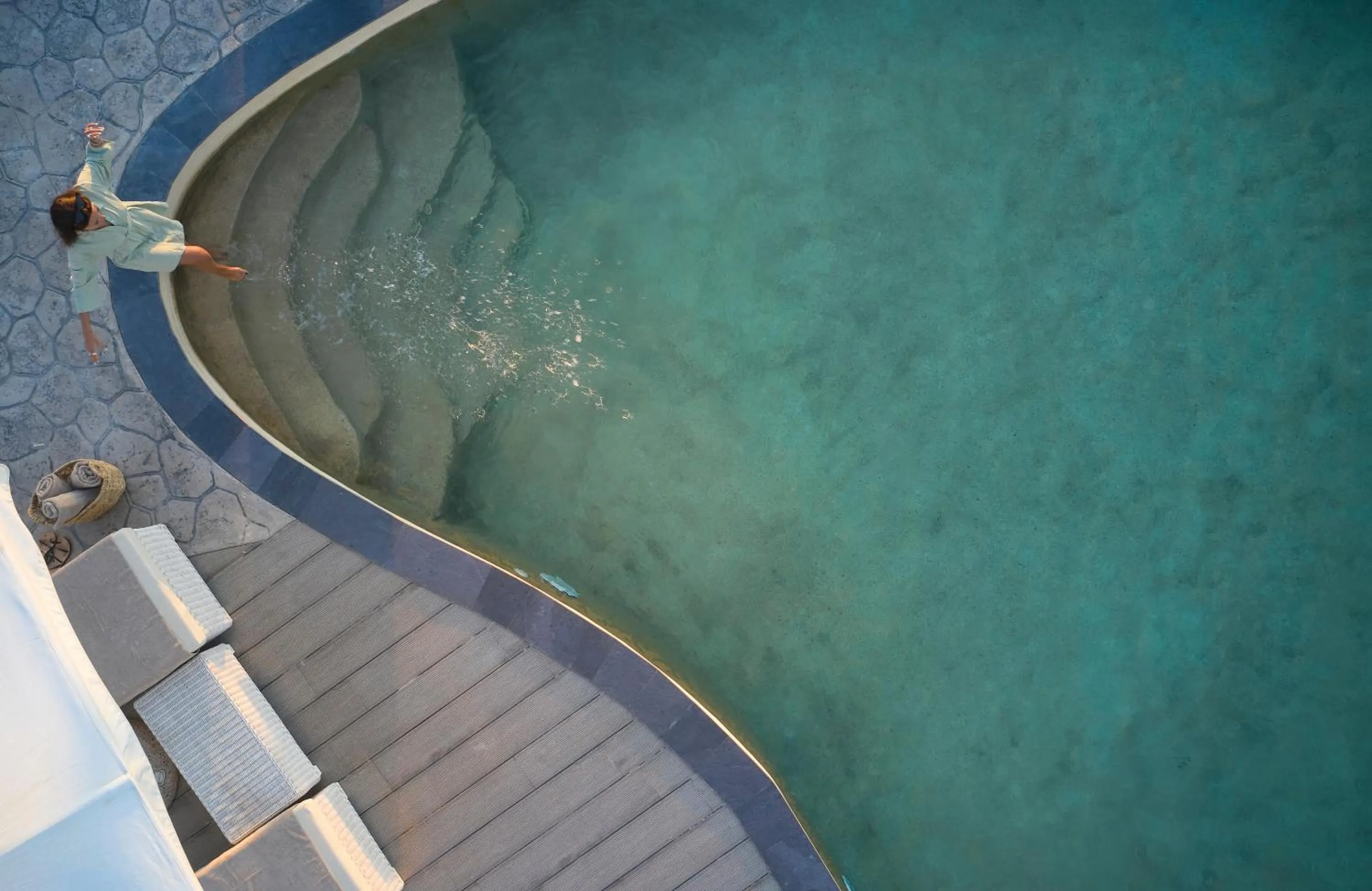 Property building in Danae Suites Santorini