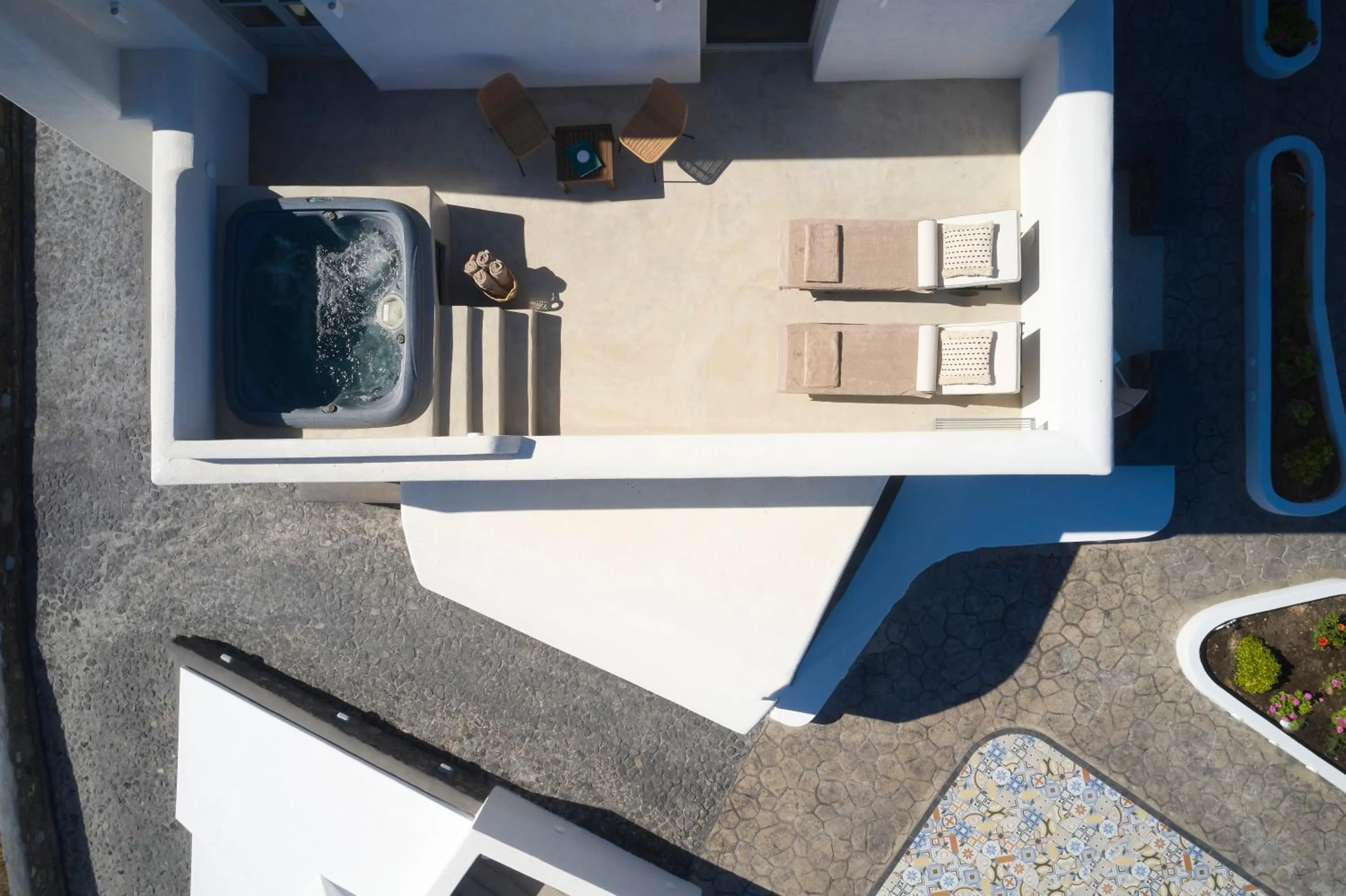 Property building in Danae Suites Santorini