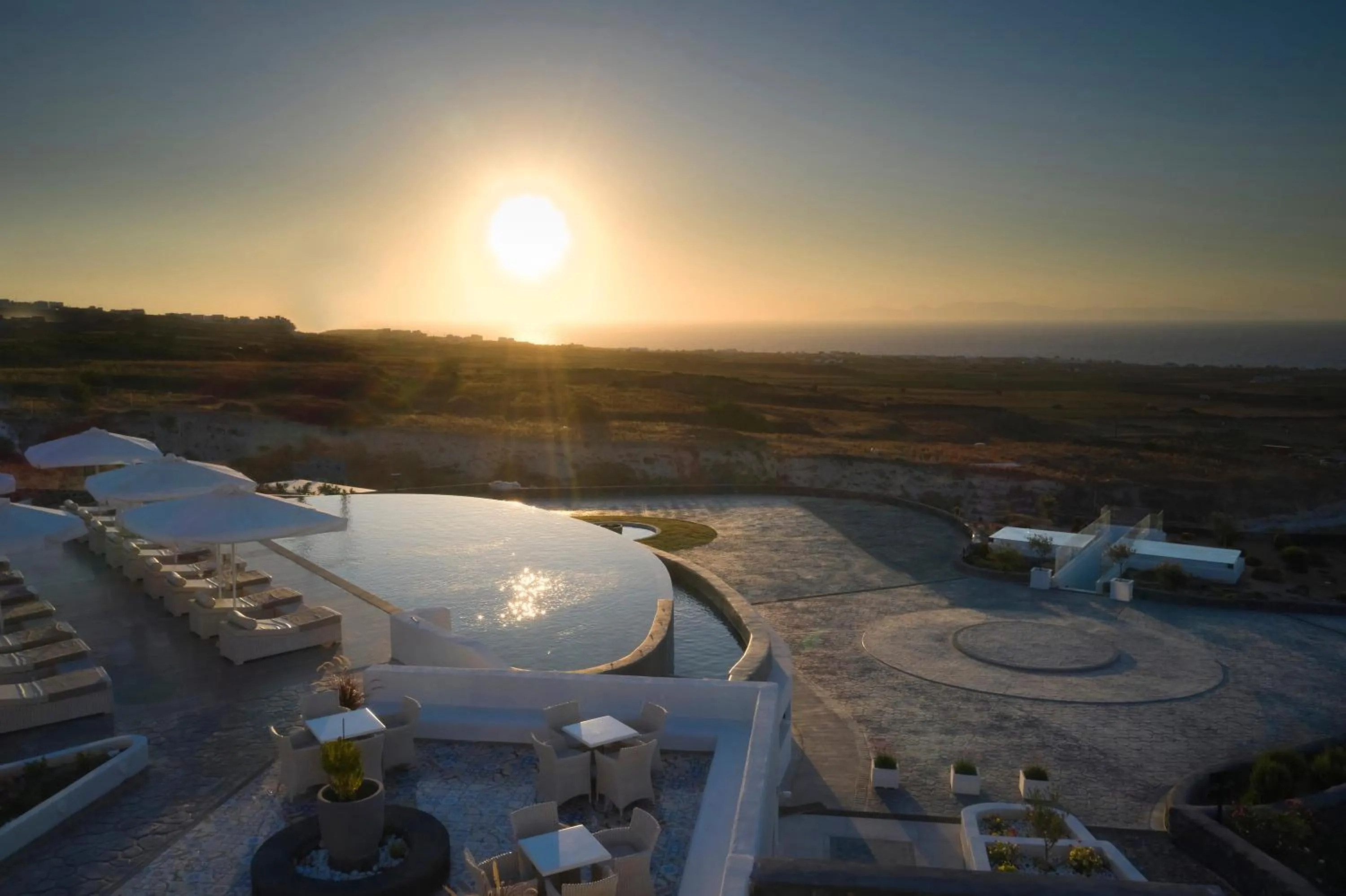 Property building in Danae Suites Santorini