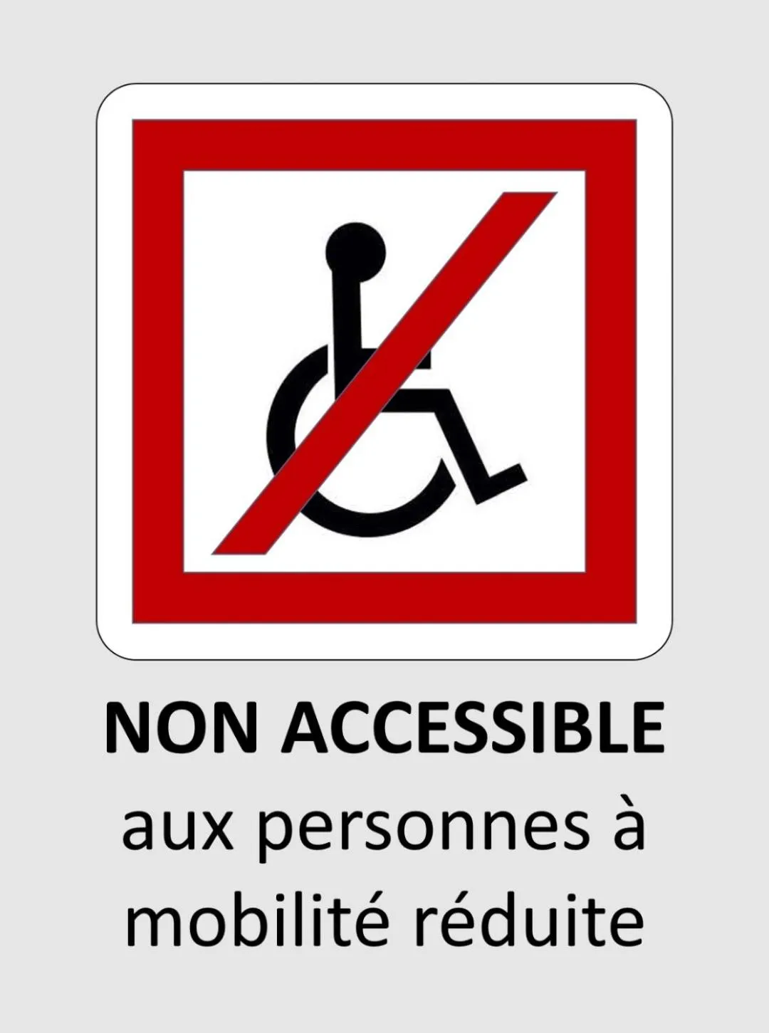 Facility for disabled guests in Hôtel de France Contact-Hôtel