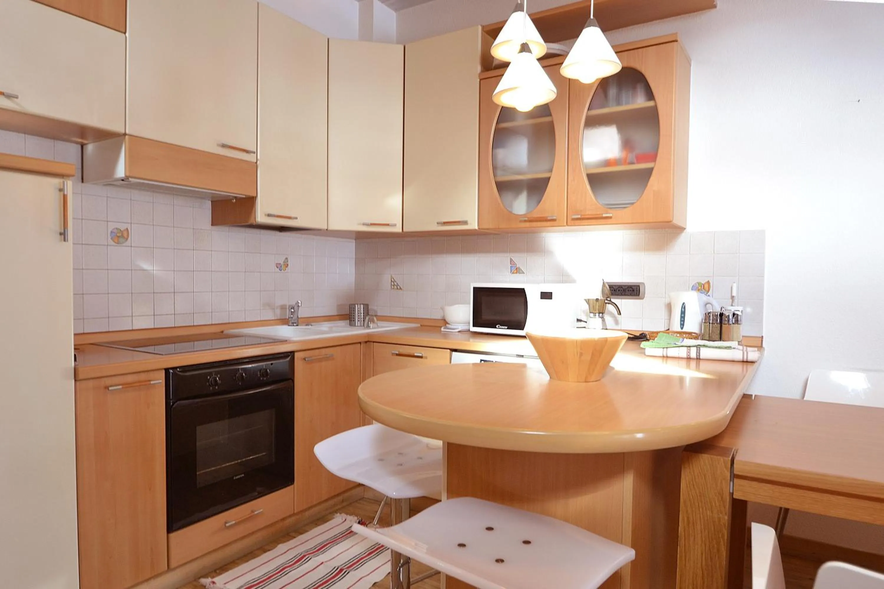 Kitchen or kitchenette in Appartamenti Calanda - Livigno Center