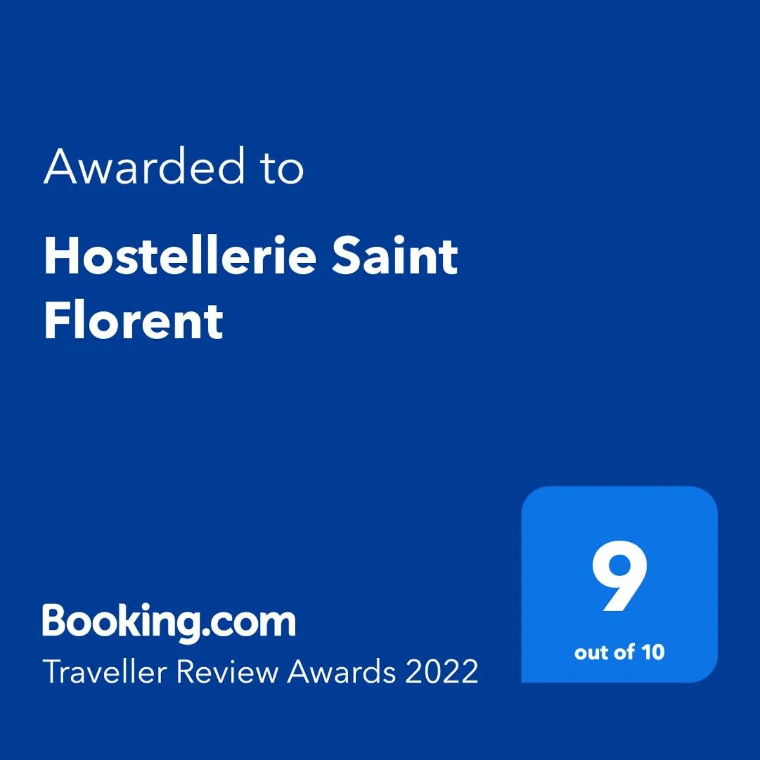 Logo/Certificate/Sign in Hostellerie Saint Florent