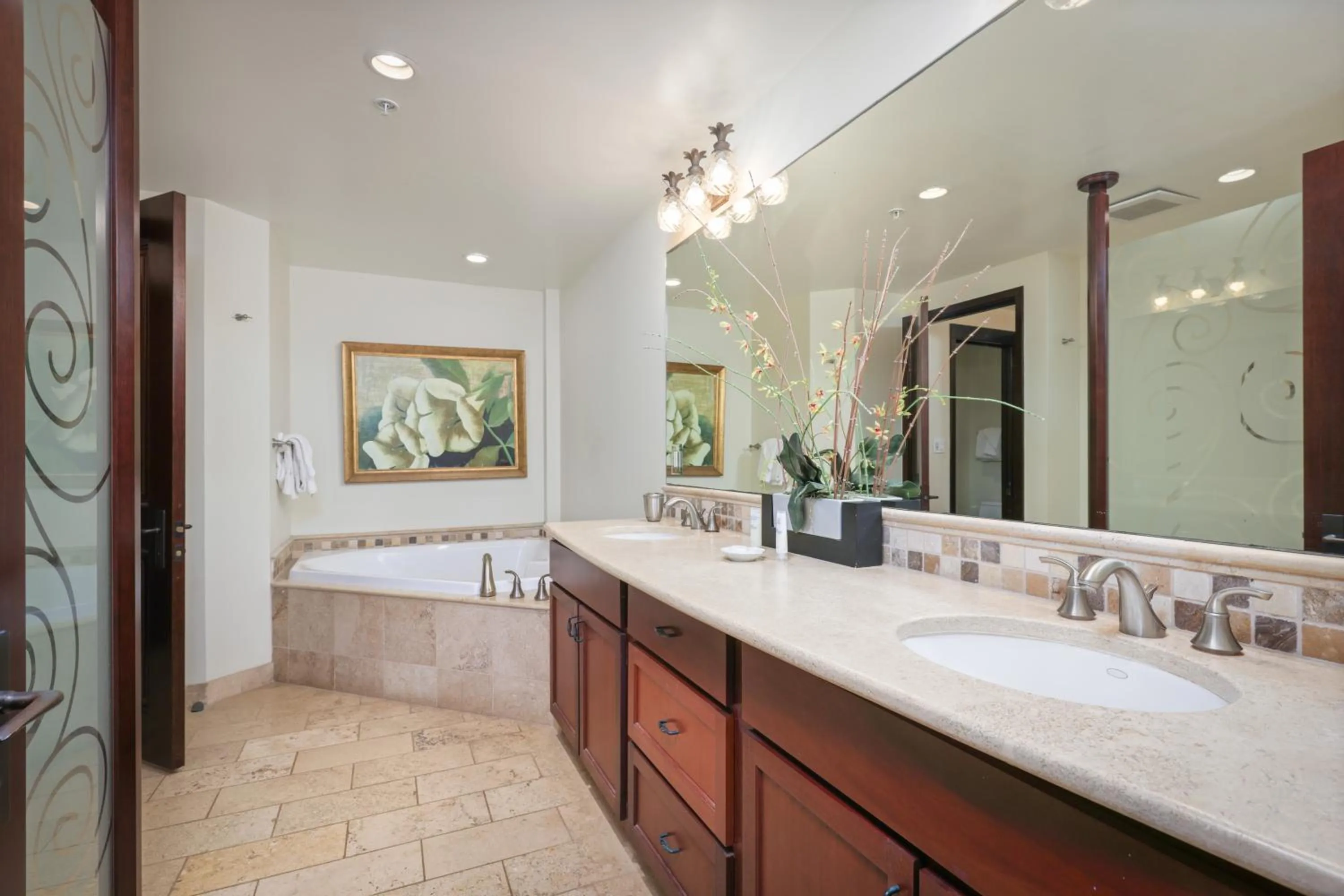 Bathroom in Waipouli Beach Resort and Spa Kauai by OUTRIGGER