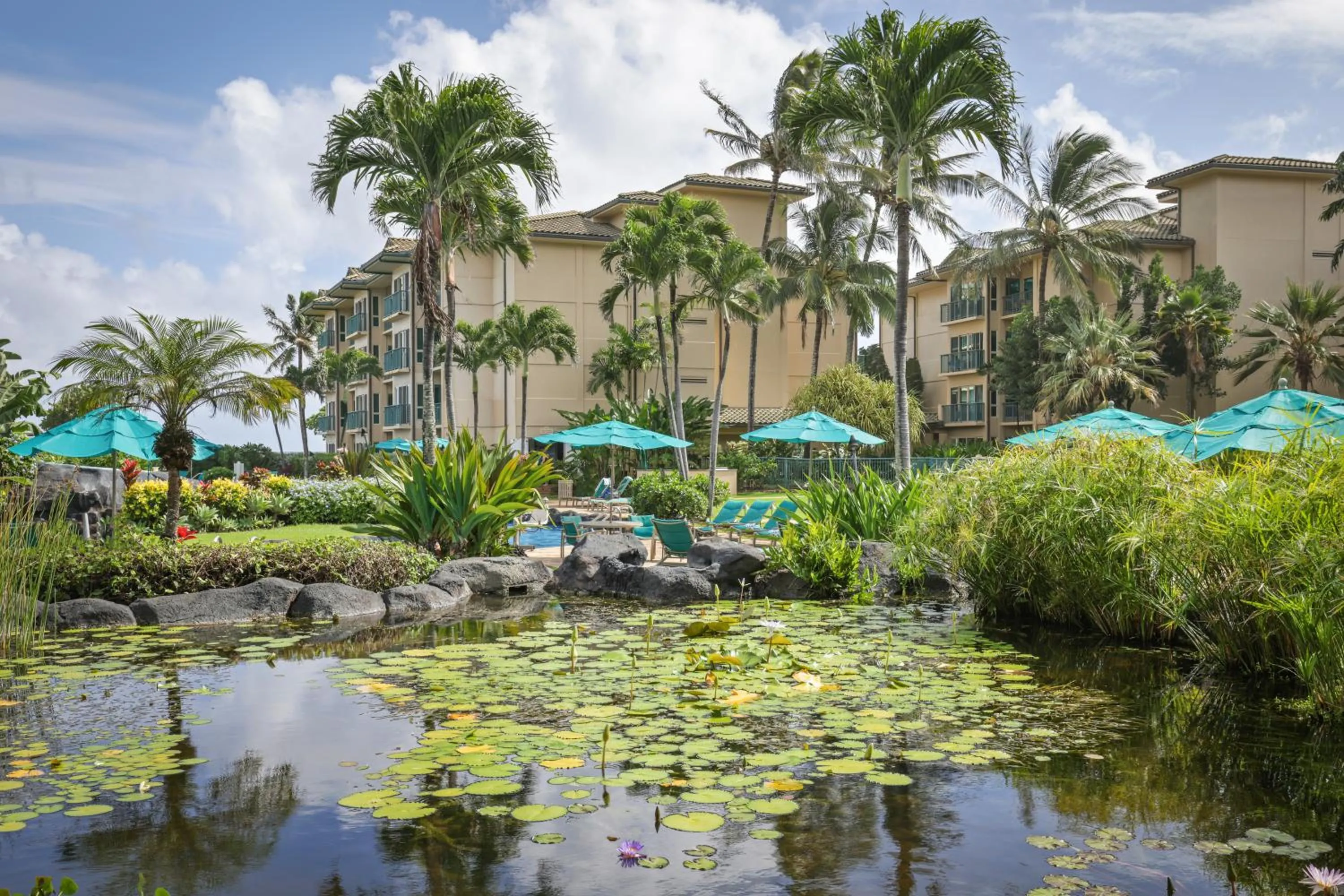 Garden view in Waipouli Beach Resort and Spa Kauai by OUTRIGGER