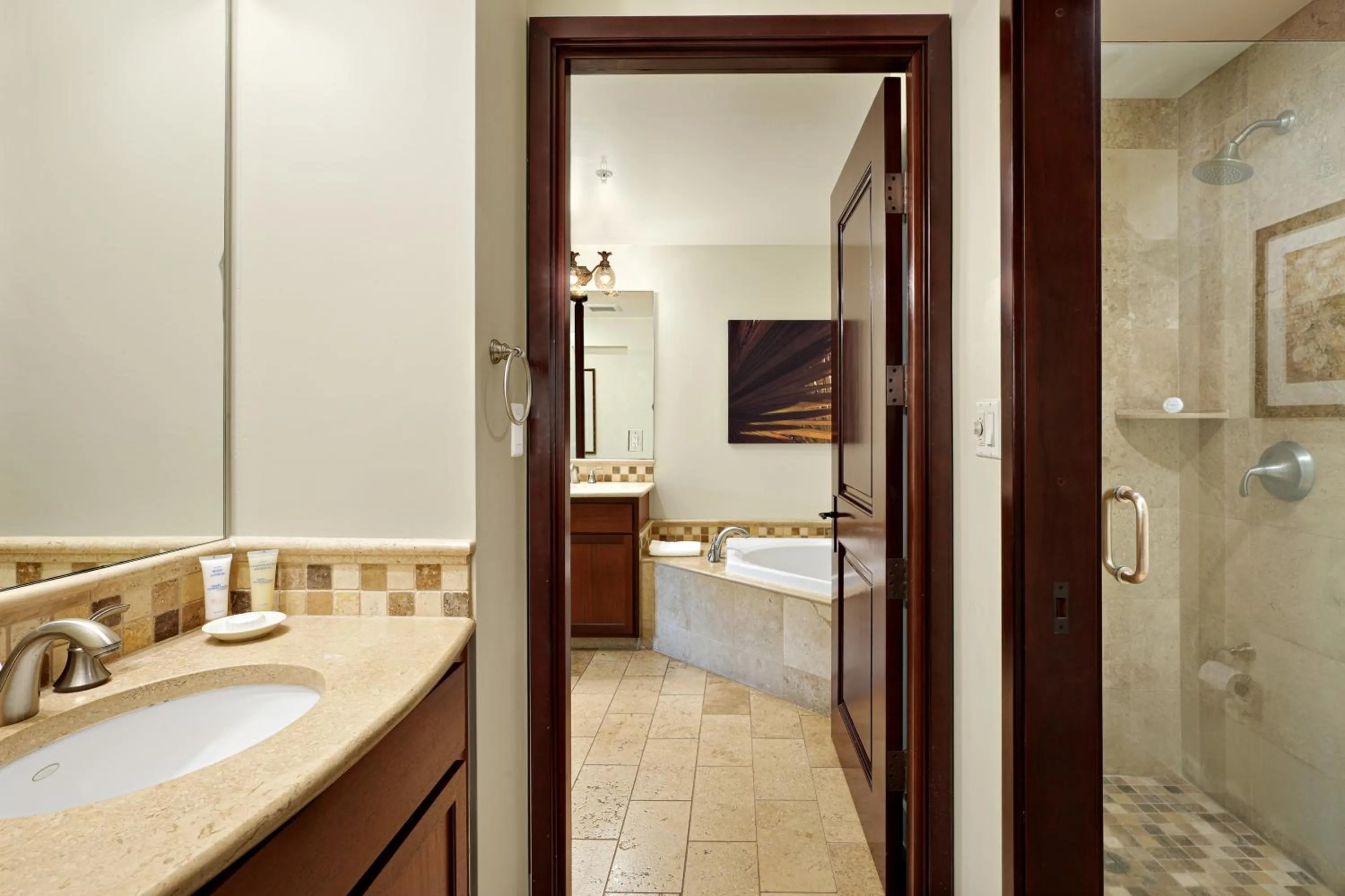 Bathroom in Waipouli Beach Resort and Spa Kauai by OUTRIGGER