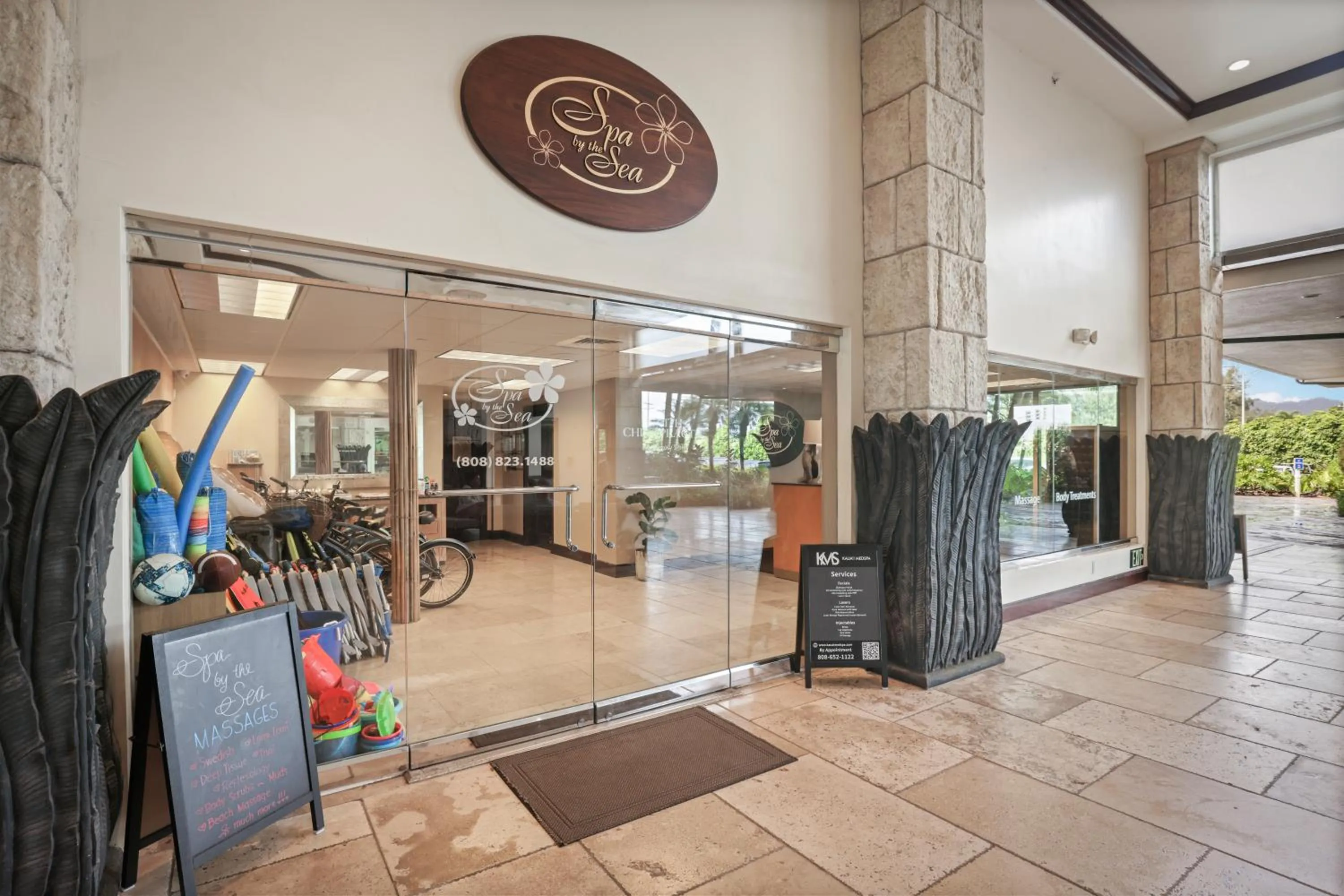 Spa and wellness centre/facilities in Waipouli Beach Resort and Spa Kauai by OUTRIGGER