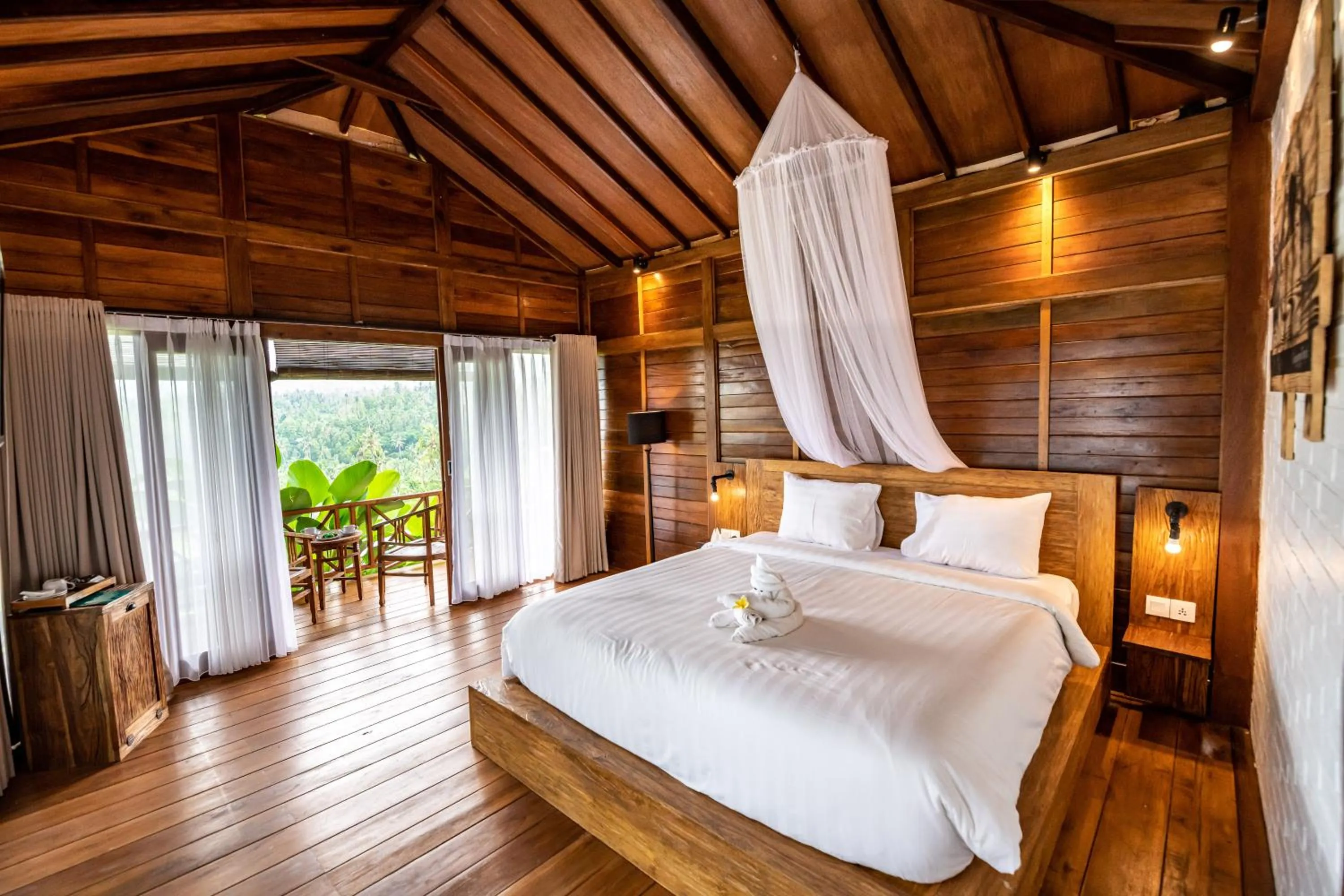 Bed in Bali De Pardis Cottage