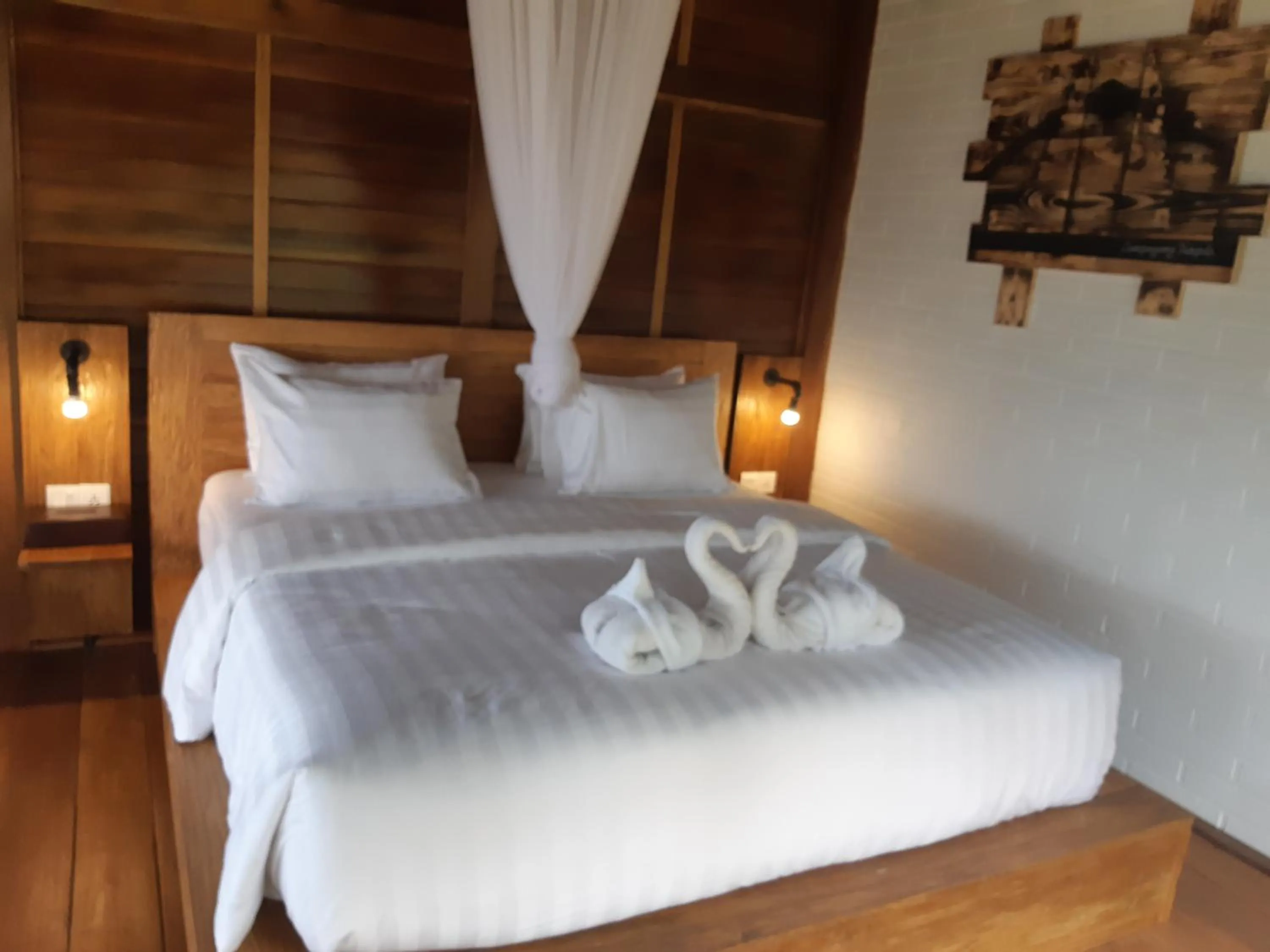 Bed in Bali De Pardis Cottage