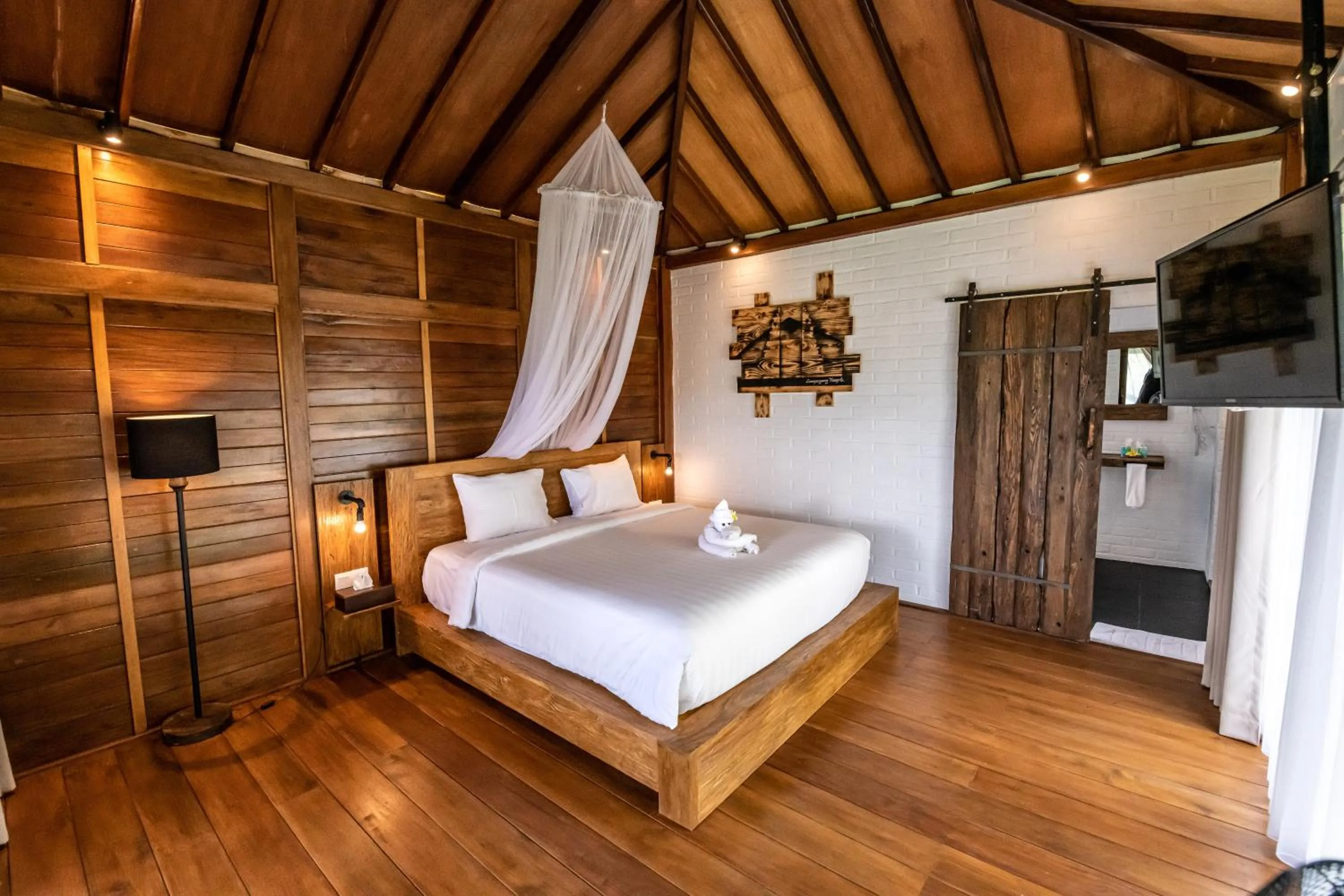 Bed in Bali De Pardis Cottage