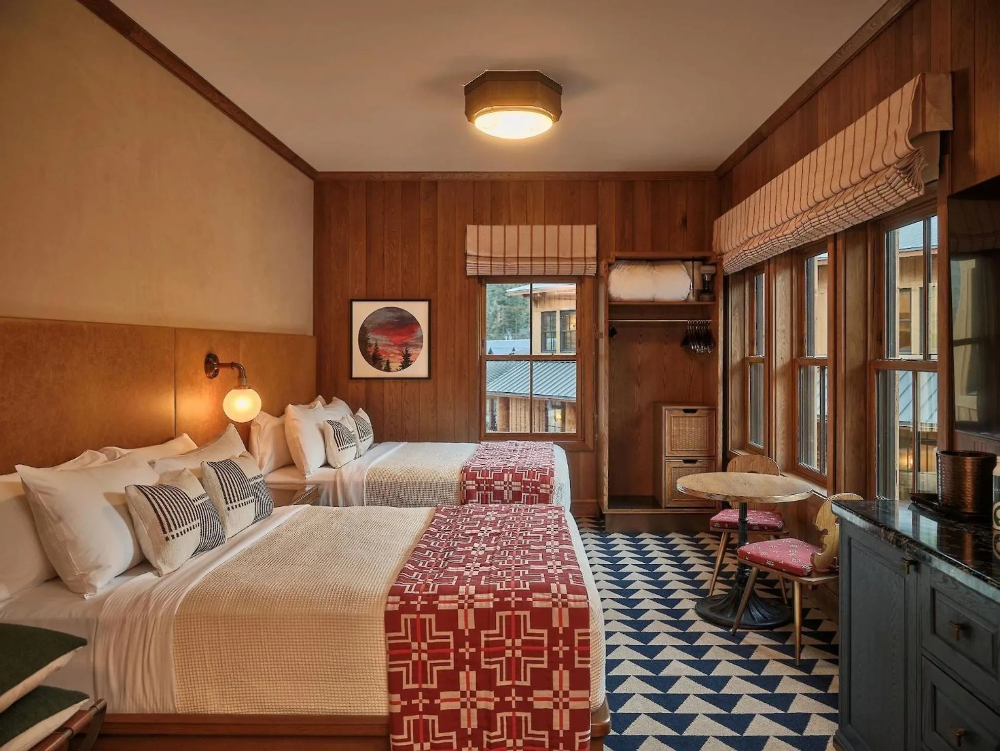 Bed in Sundance Mountain Resort