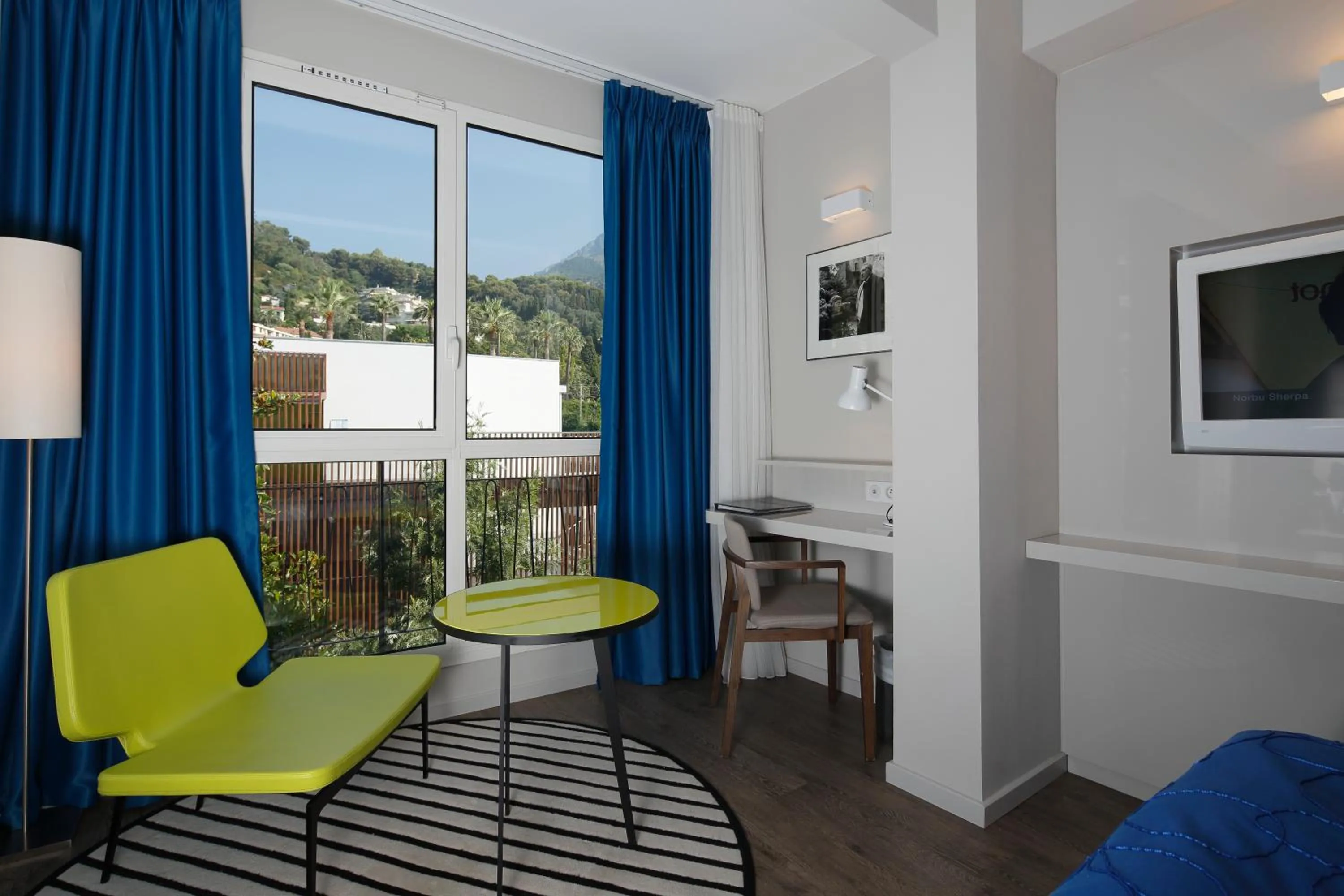 Seating area in Hotel Napoléon