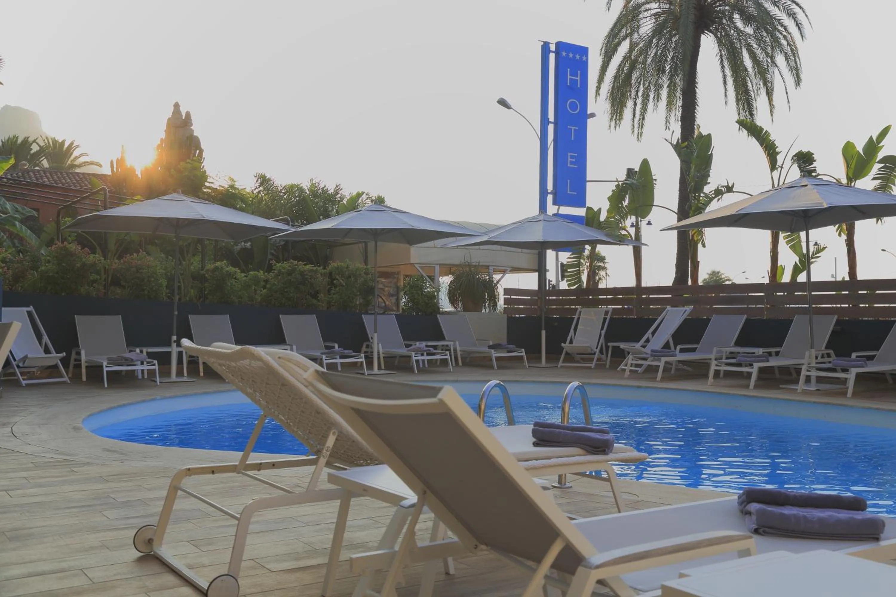 Patio in Hotel Napoléon