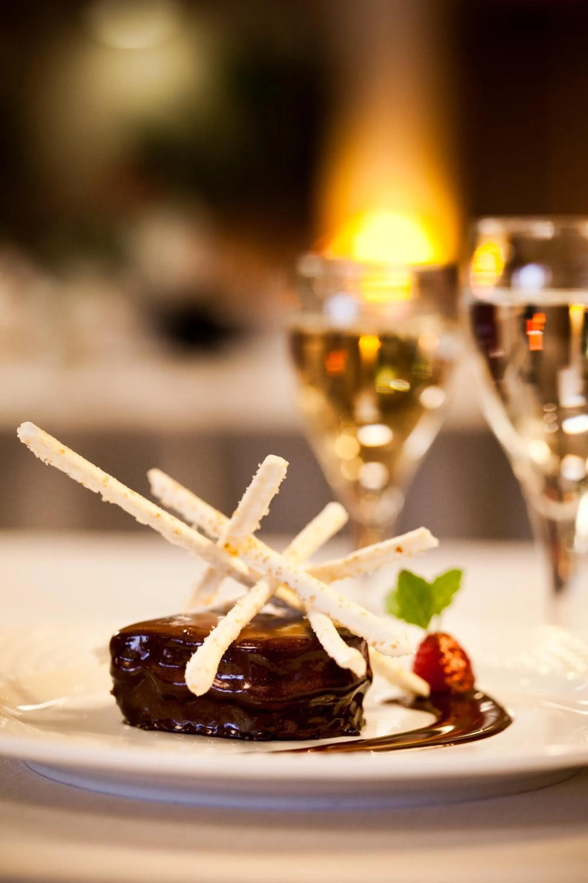 Food close-up in Logis Hôtel & Restaurant Arcombelle