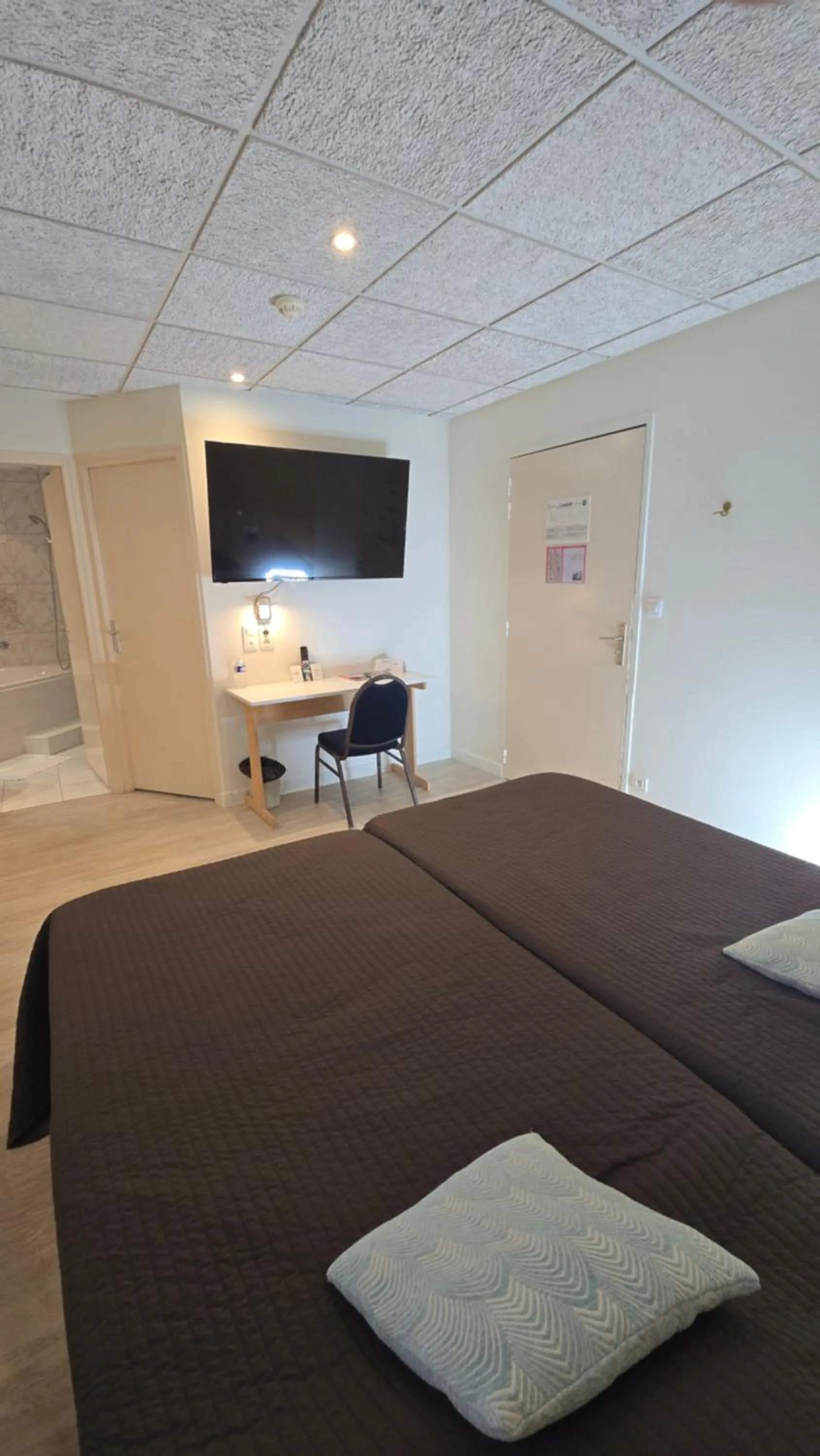 TV and multimedia in Logis Hôtel & Restaurant Arcombelle