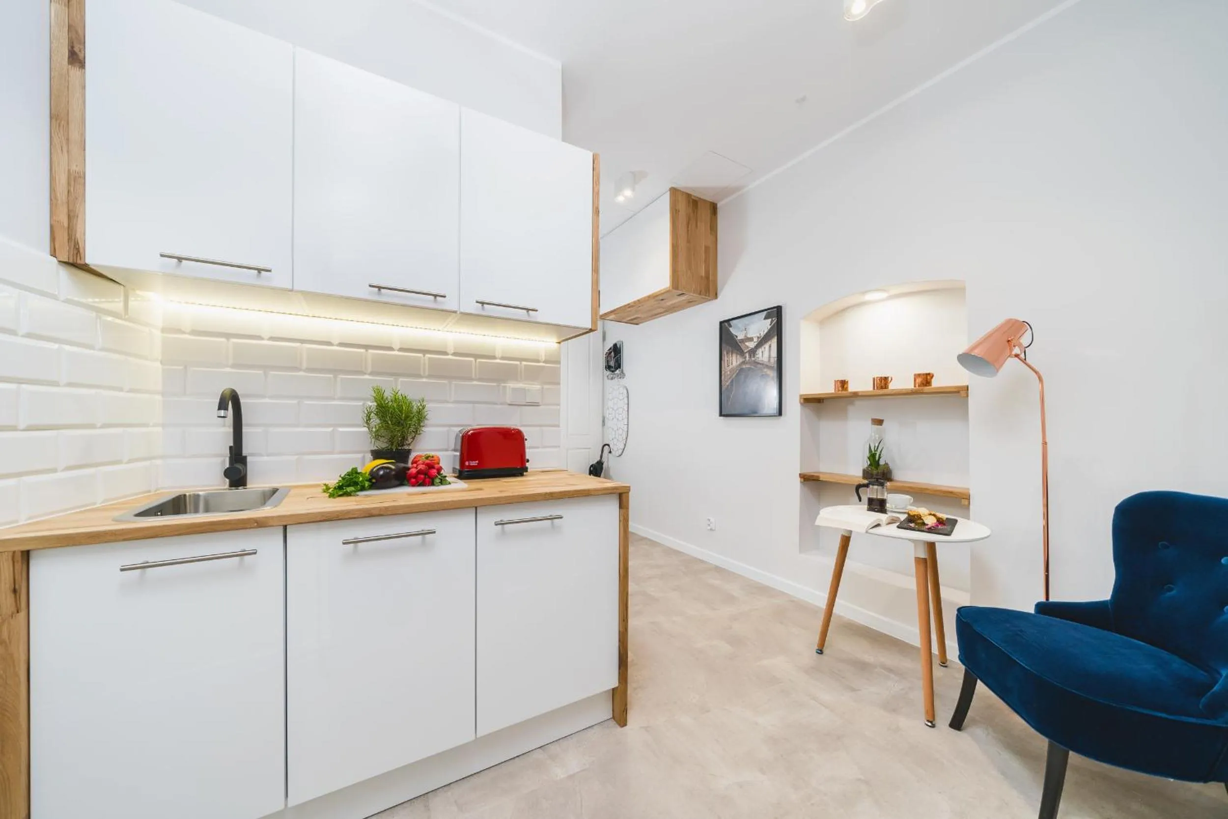 Communal kitchen in Liv Apartments Old Town