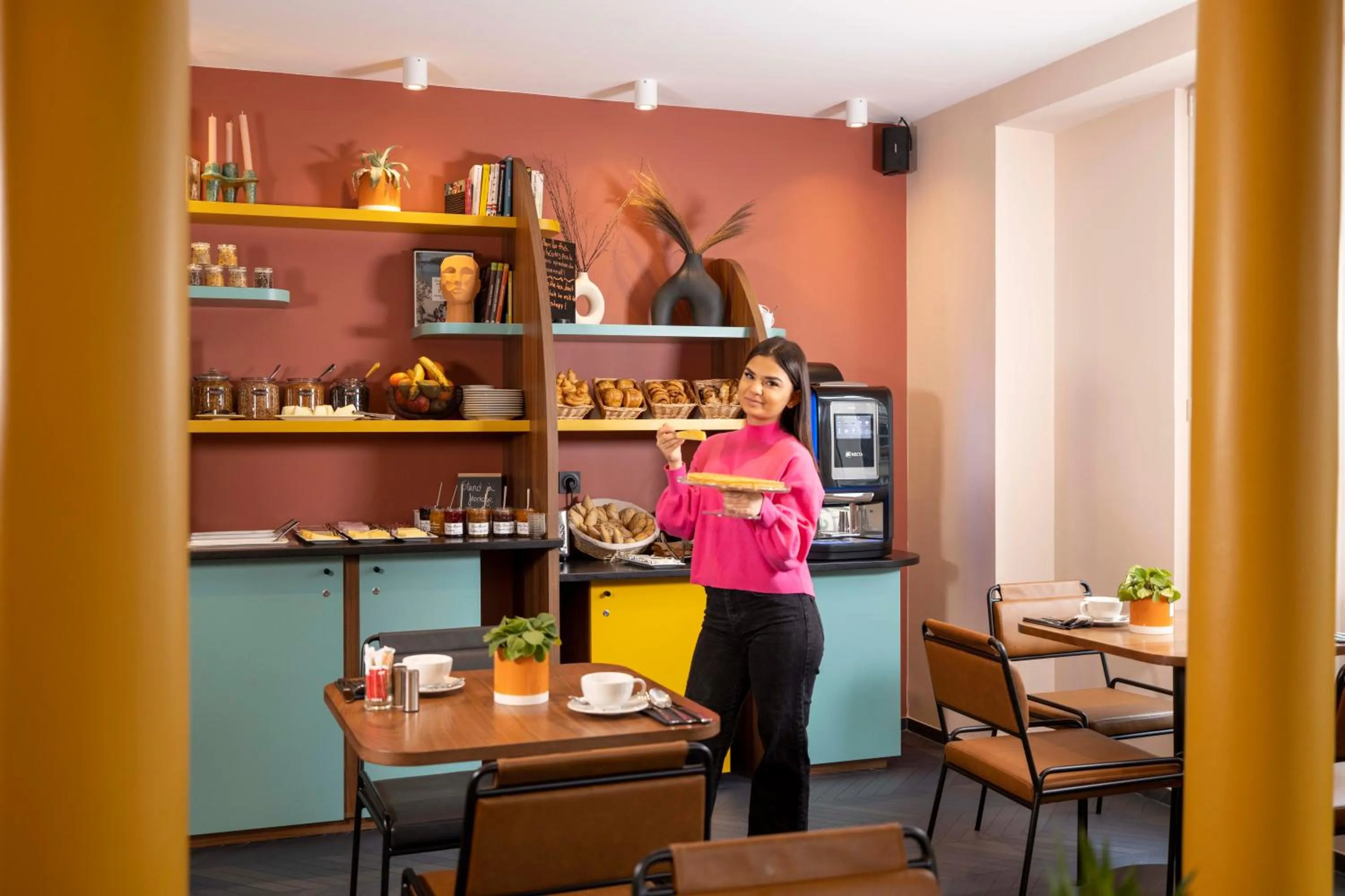 People in Paris Art Hotel Quartier Latin by Malone