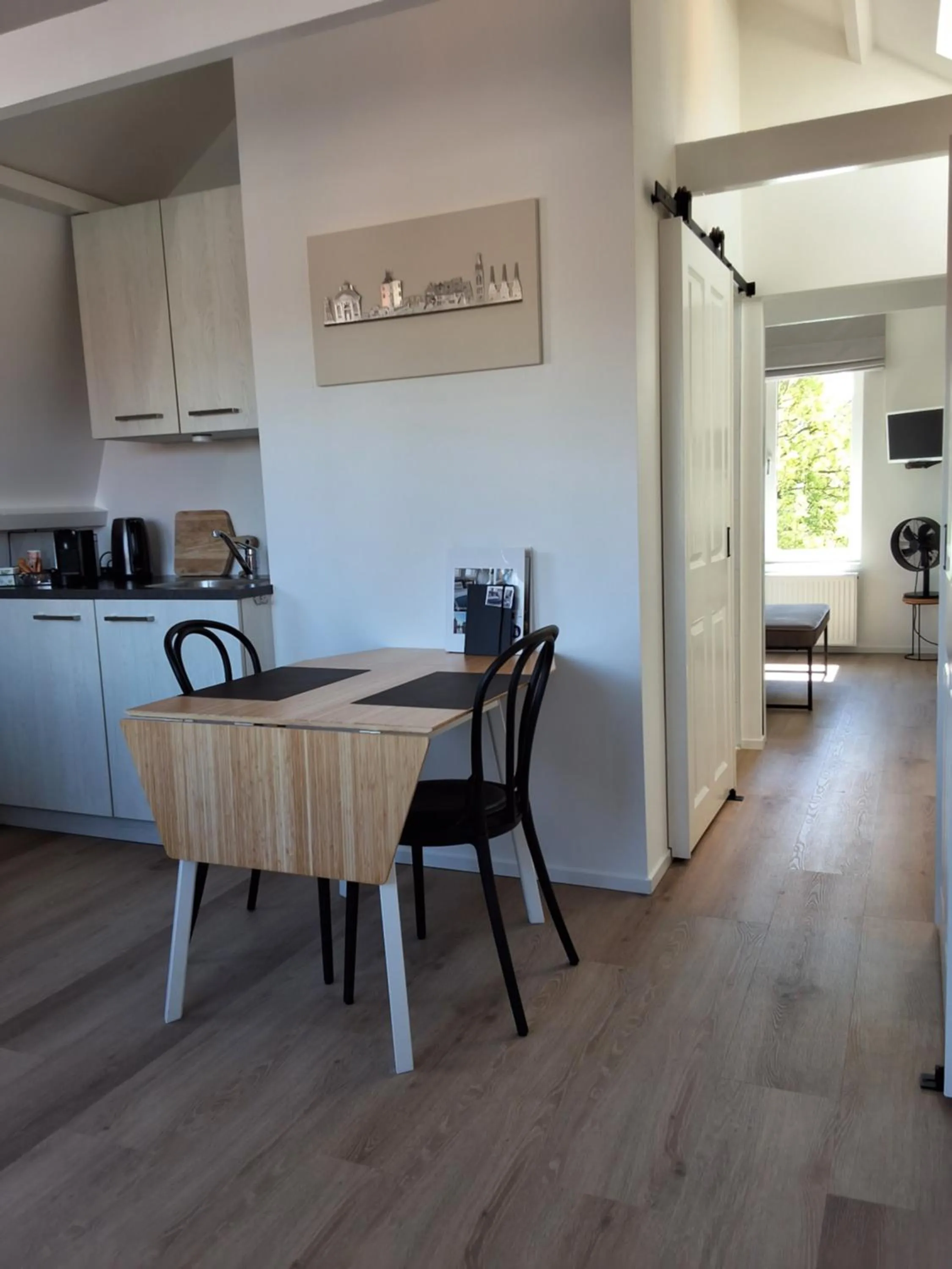 Dining area in Appartement Havenzicht
