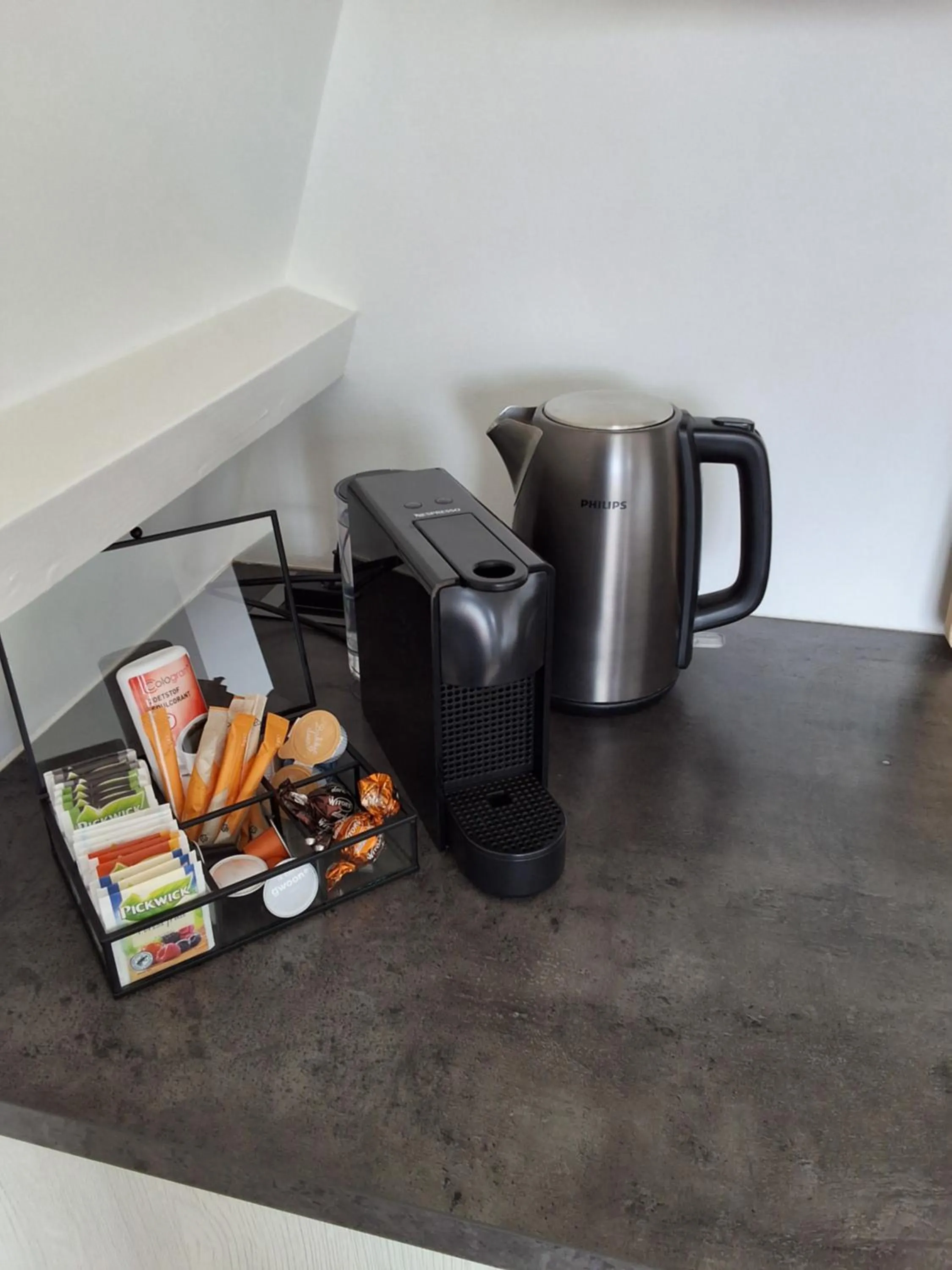 Coffee/tea facilities in Appartement Havenzicht