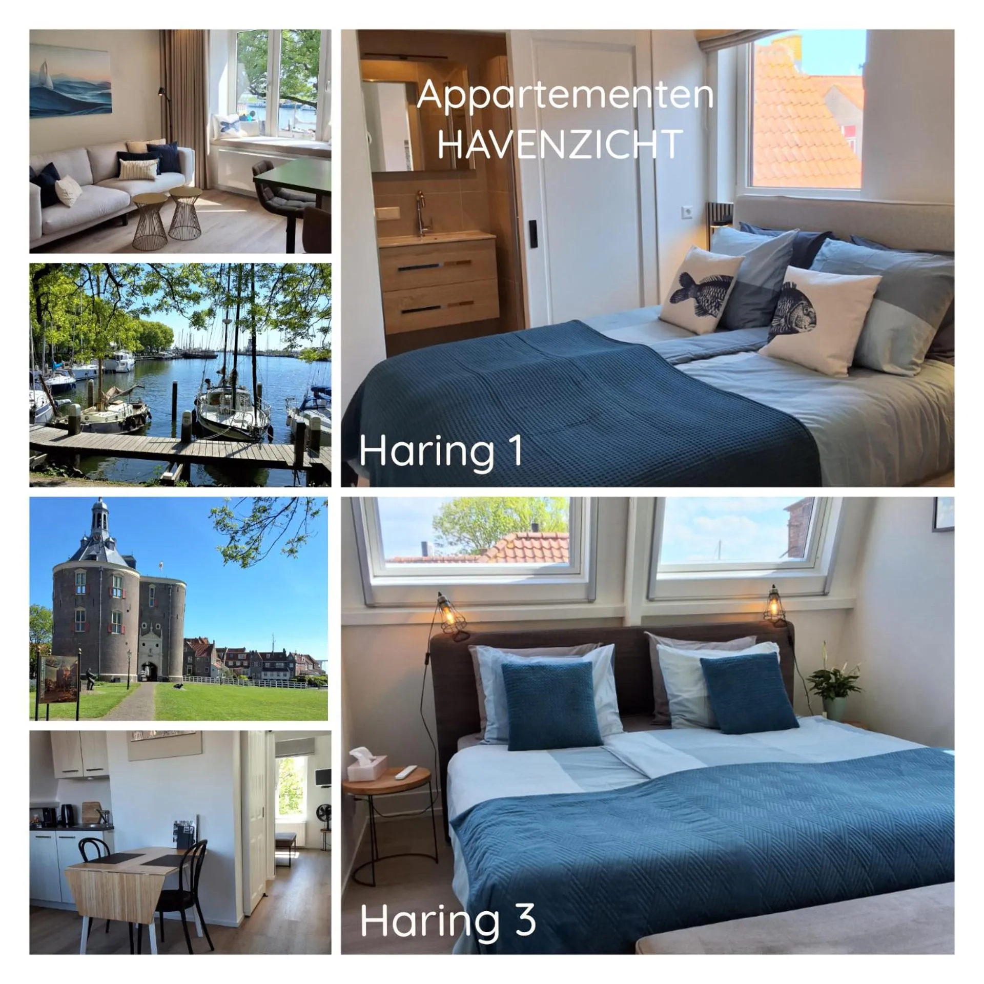 Bed in Appartement Havenzicht