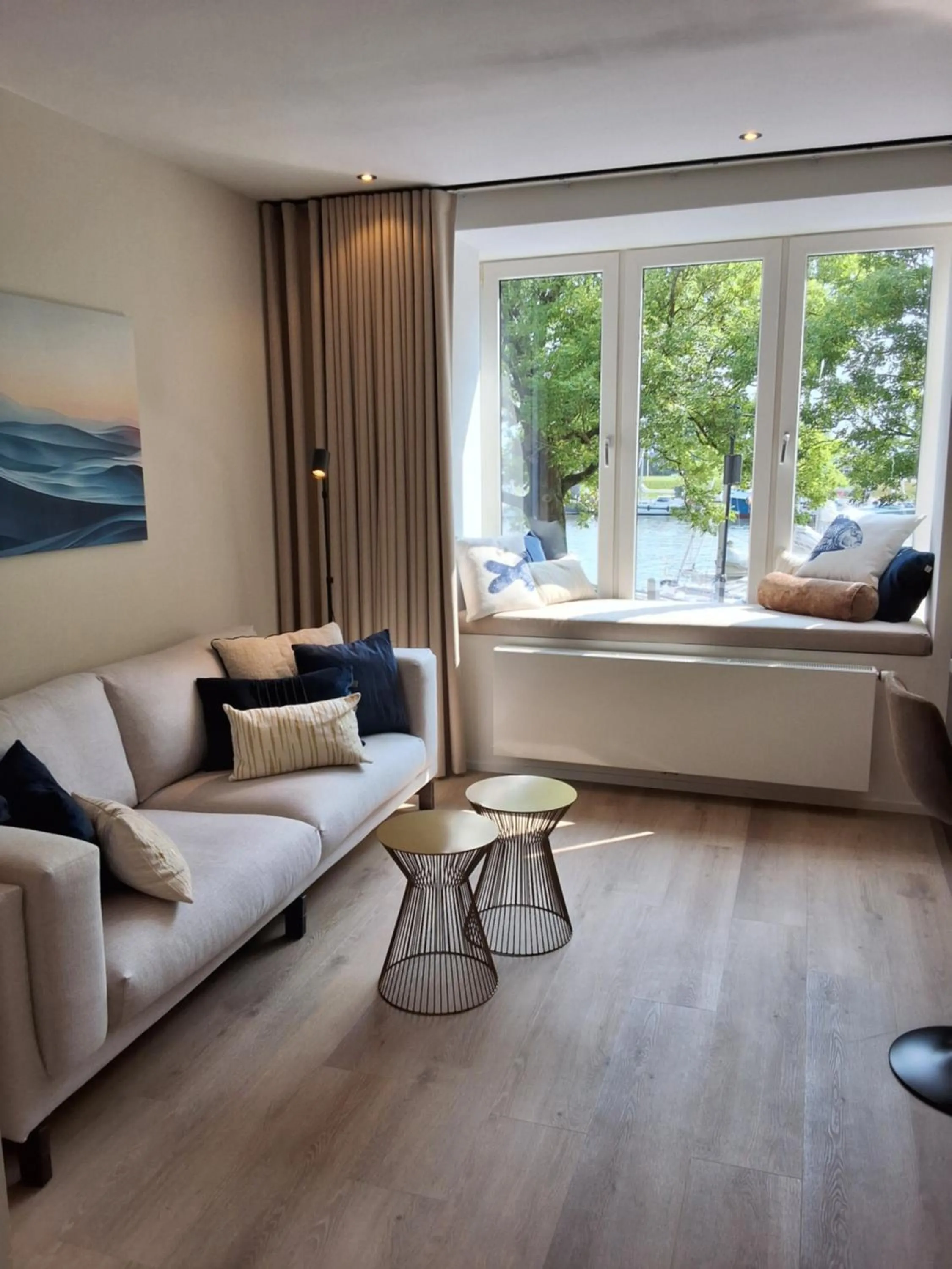 Living room in Appartement Havenzicht