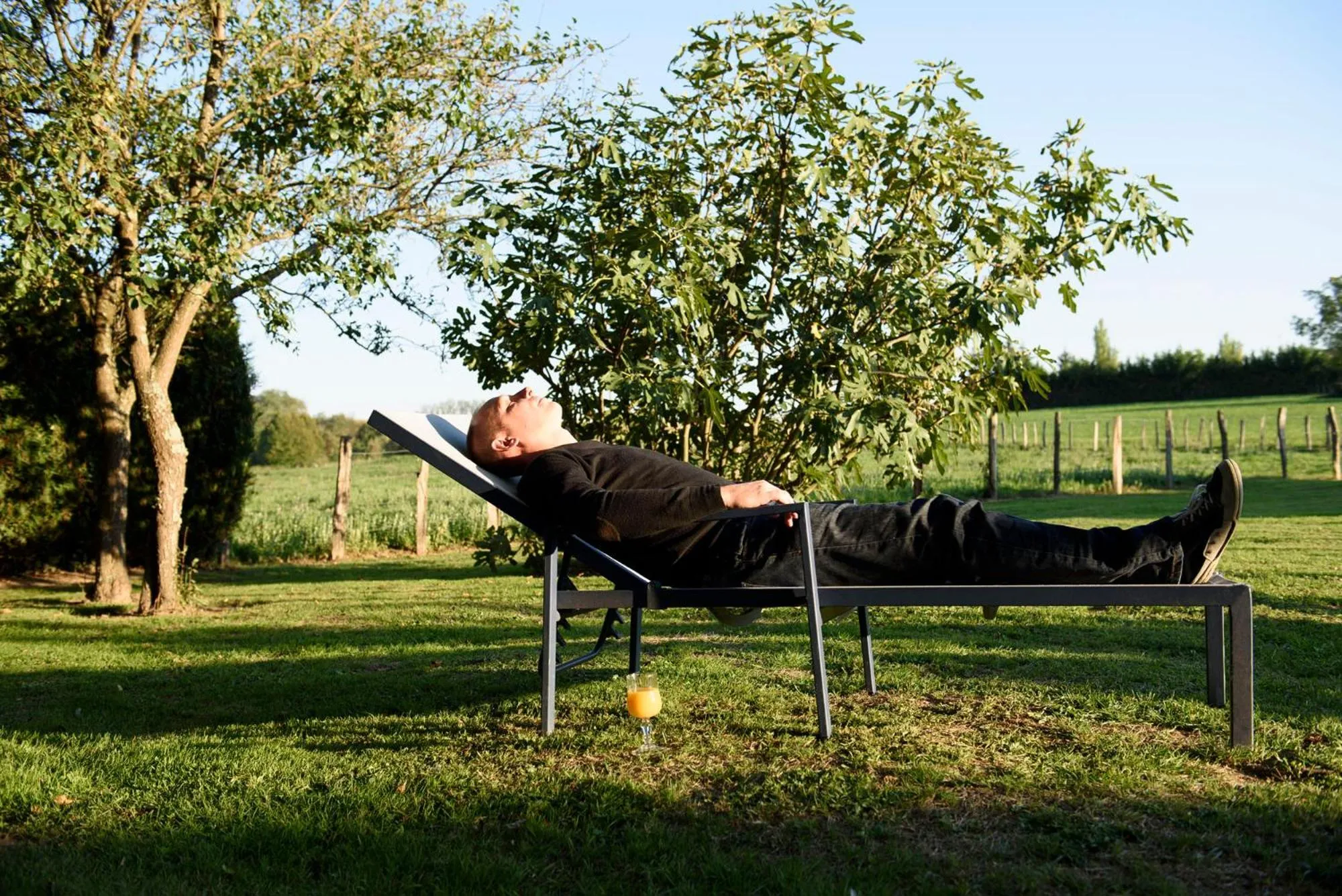 Garden in Hôtel du Moulin de la Brevette
