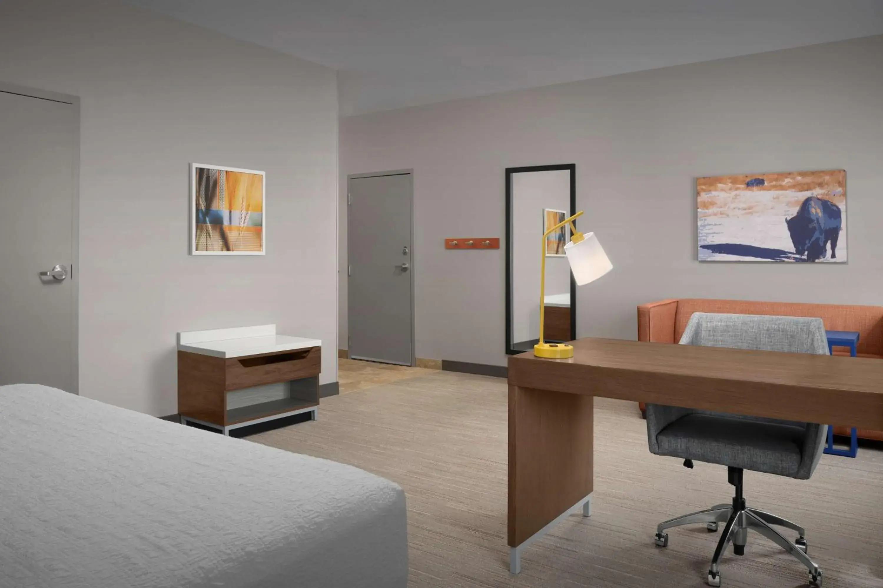 King Studio- Disability Access/Hearing Accessible in Hampton Inn & Suites Williston King Studio- Disability Access/Hearing Accessible in Hampton Inn & Suites Williston