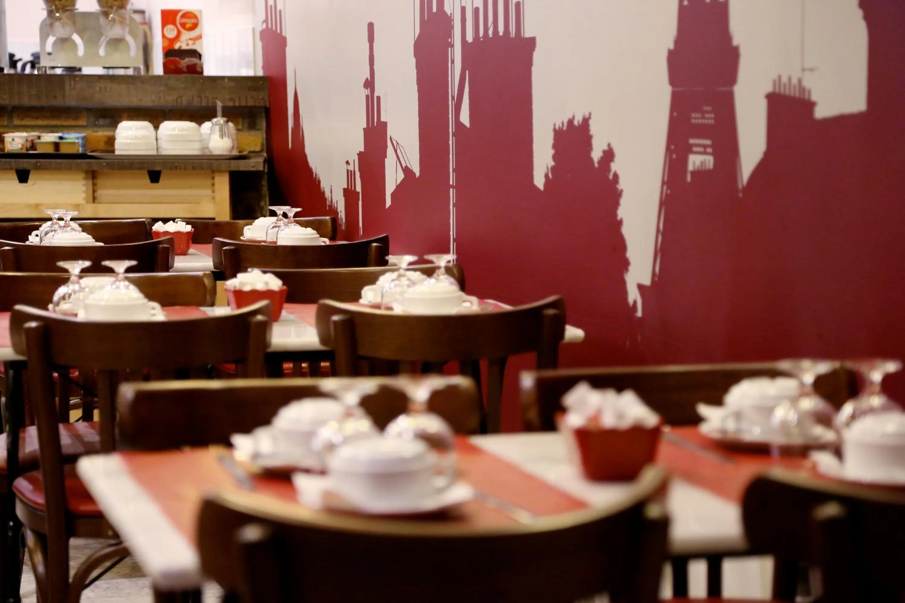 Buffet breakfast in Hotel Paris Villette