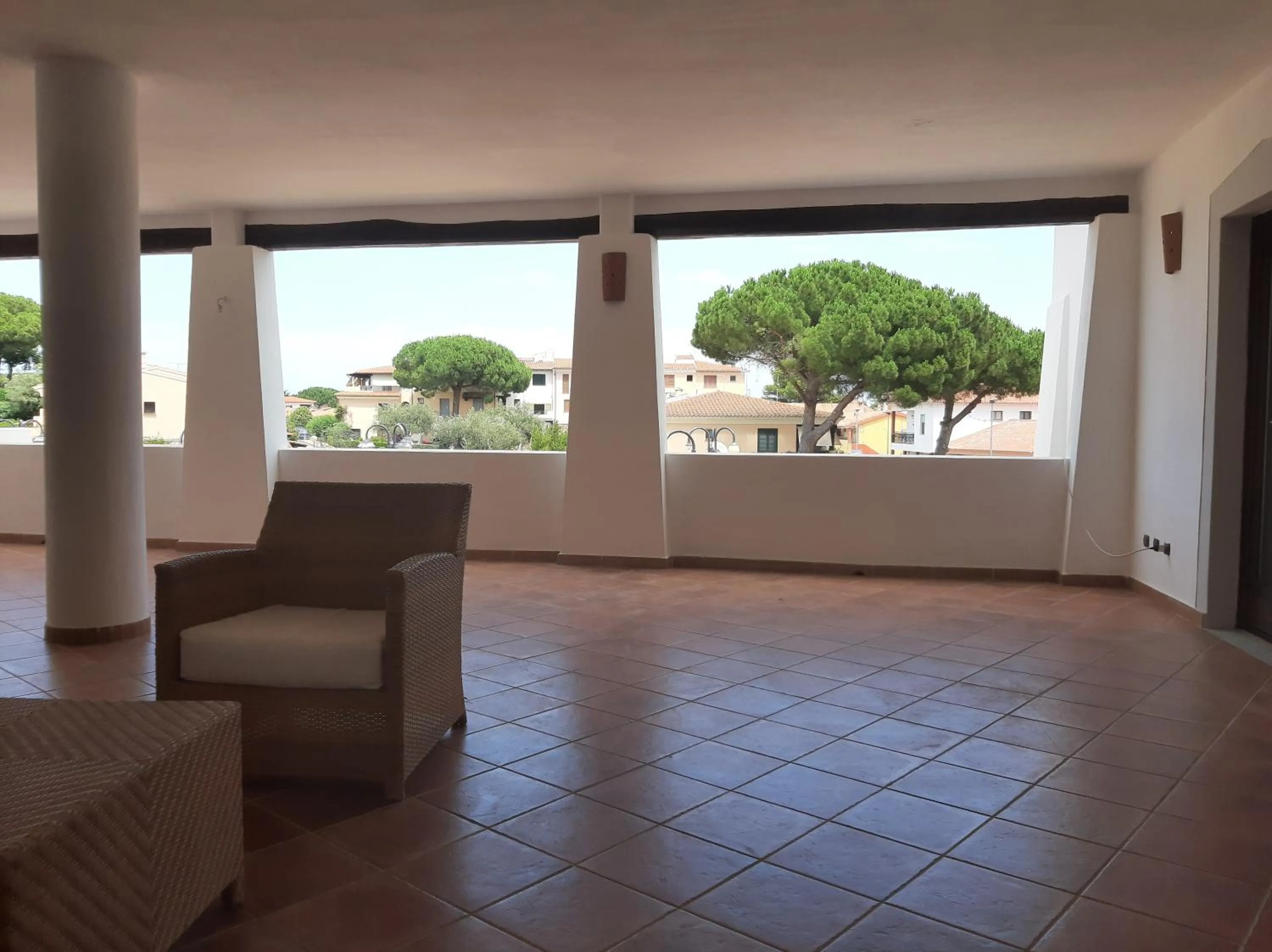 Balcony/Terrace in Hotel il Faro di Molara