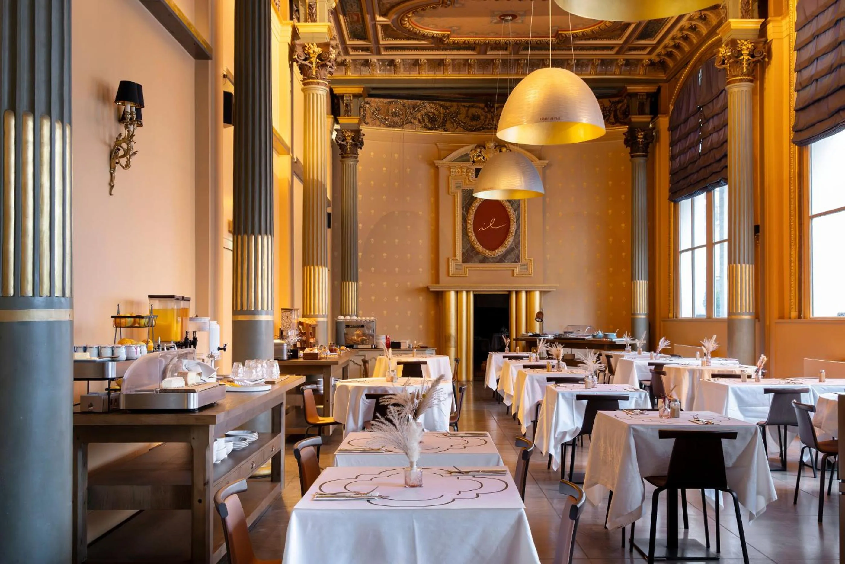 Buffet breakfast in Normandy Le Chantier