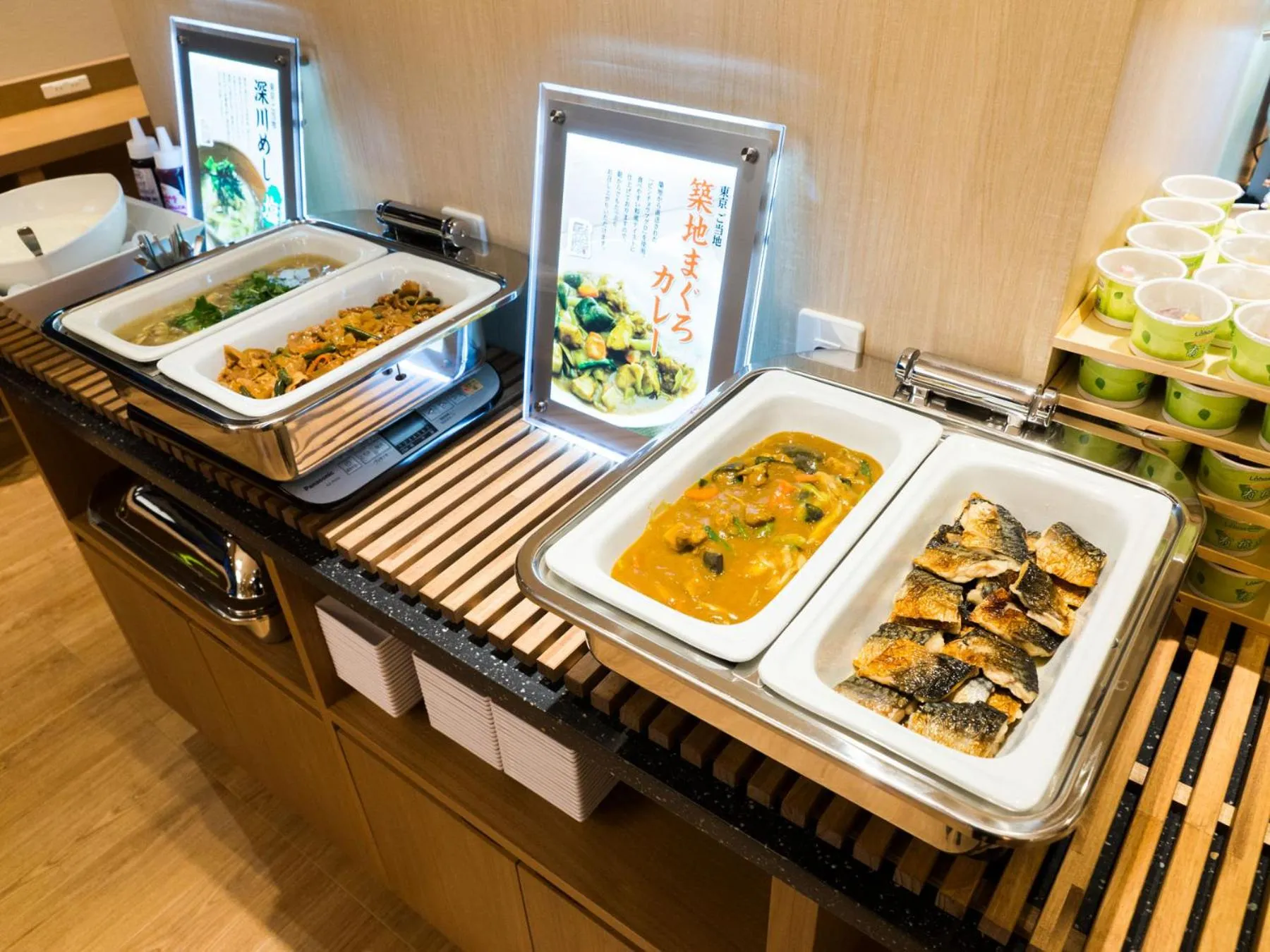 Food close-up in Super Hotel Tokyo Kinshicho Ekimae