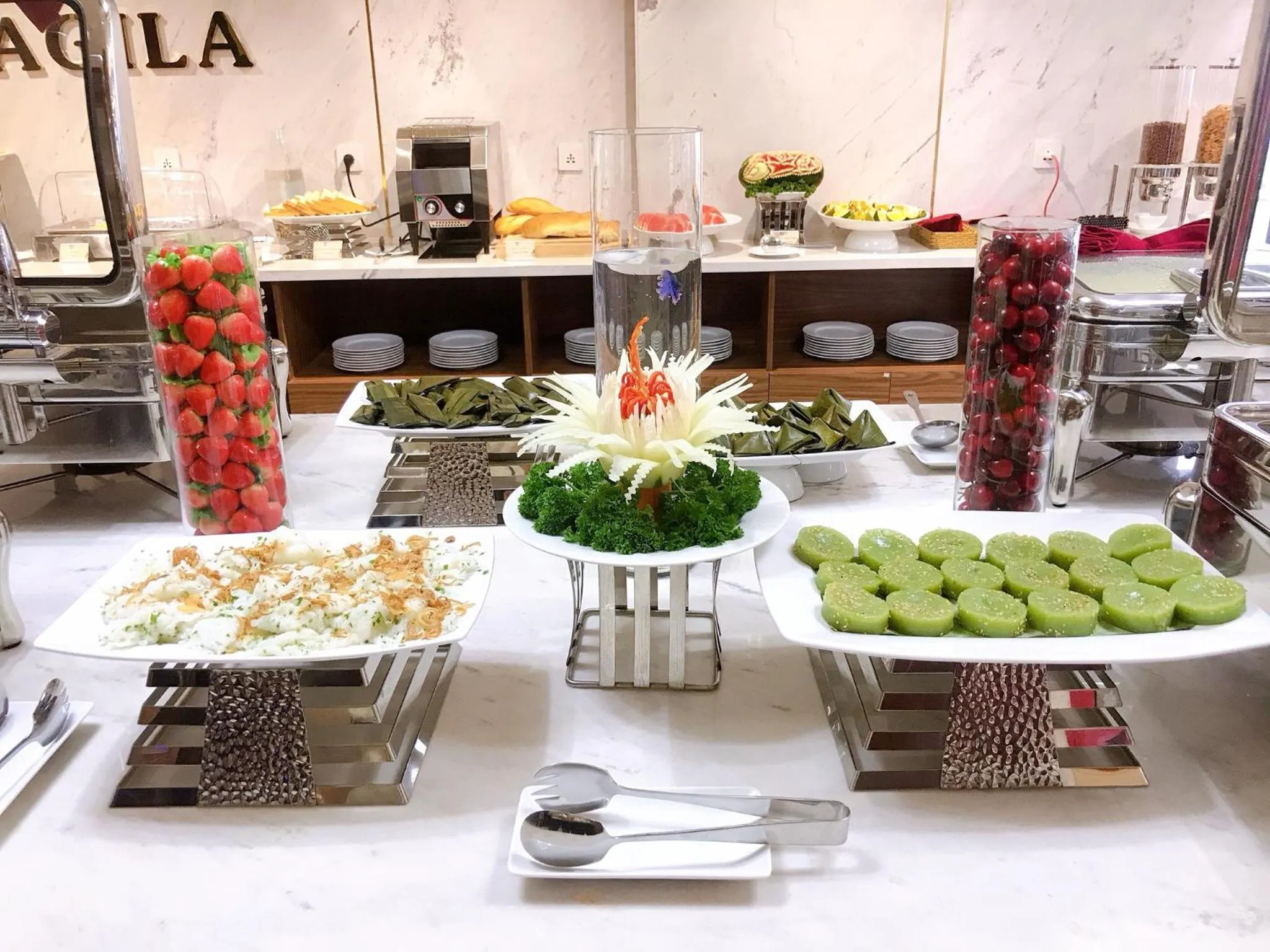 Buffet breakfast in Nagila Boutique Hotel