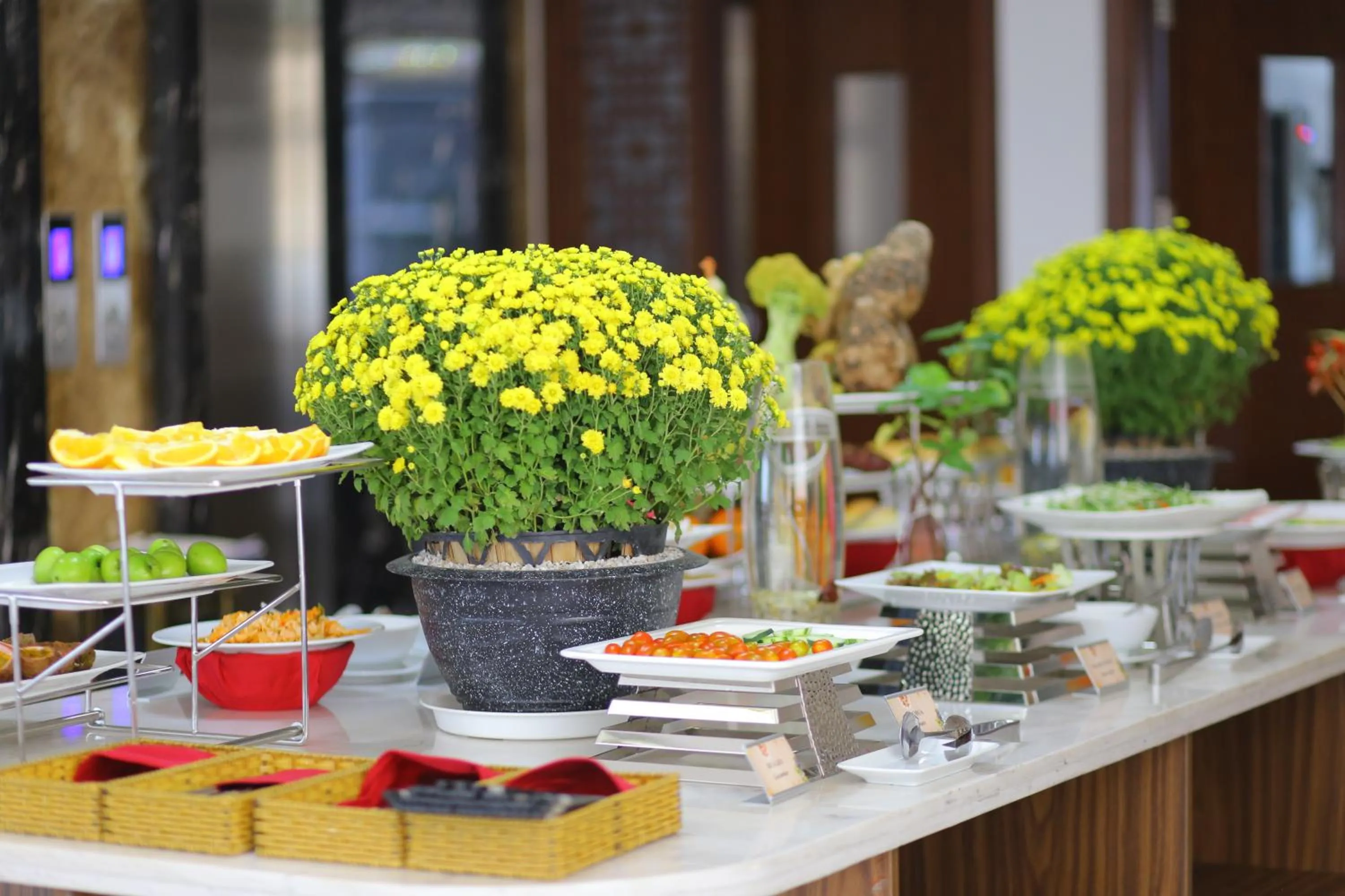 Buffet breakfast in Nagila Boutique Hotel