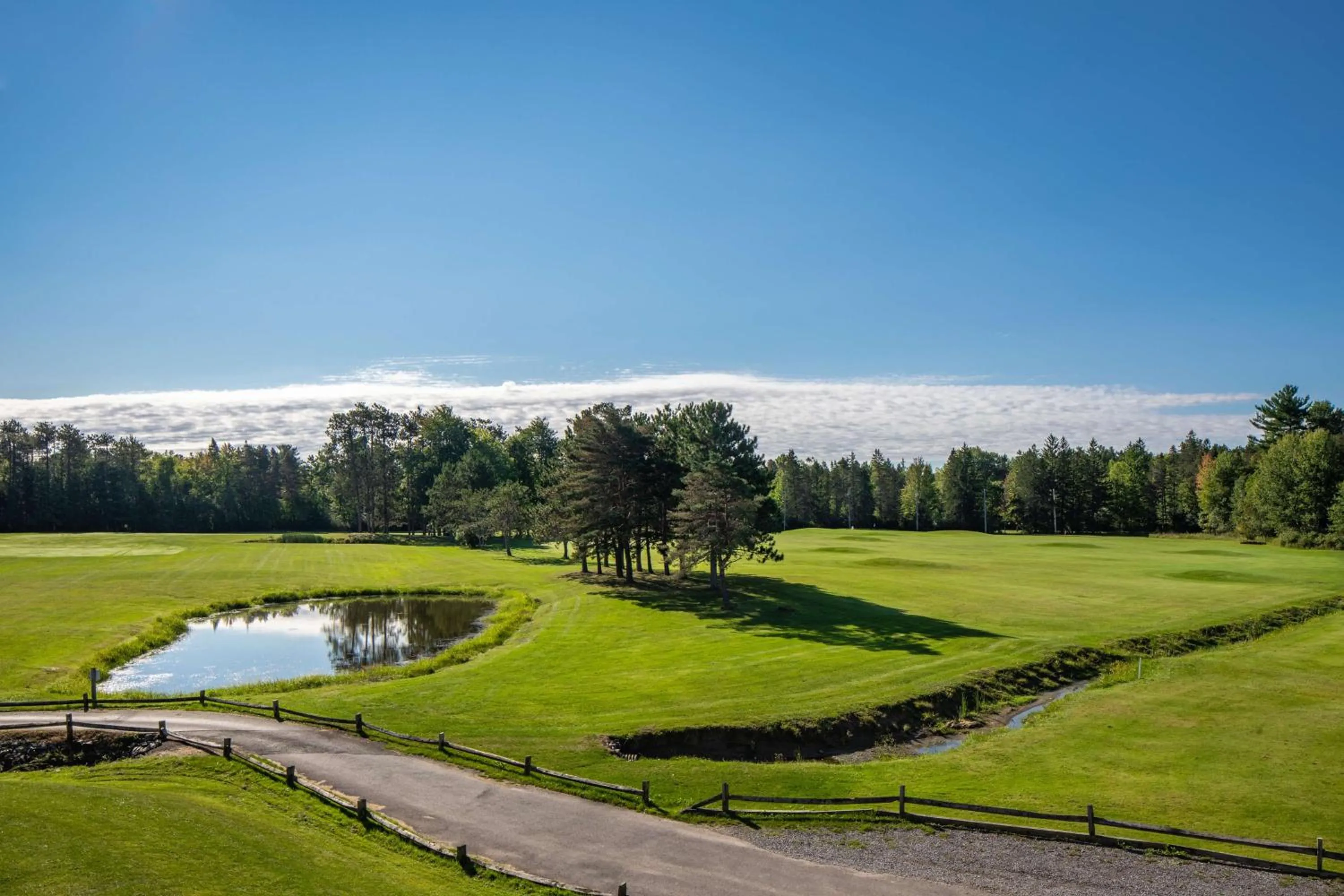 Golfcourse in Best Western University Inn