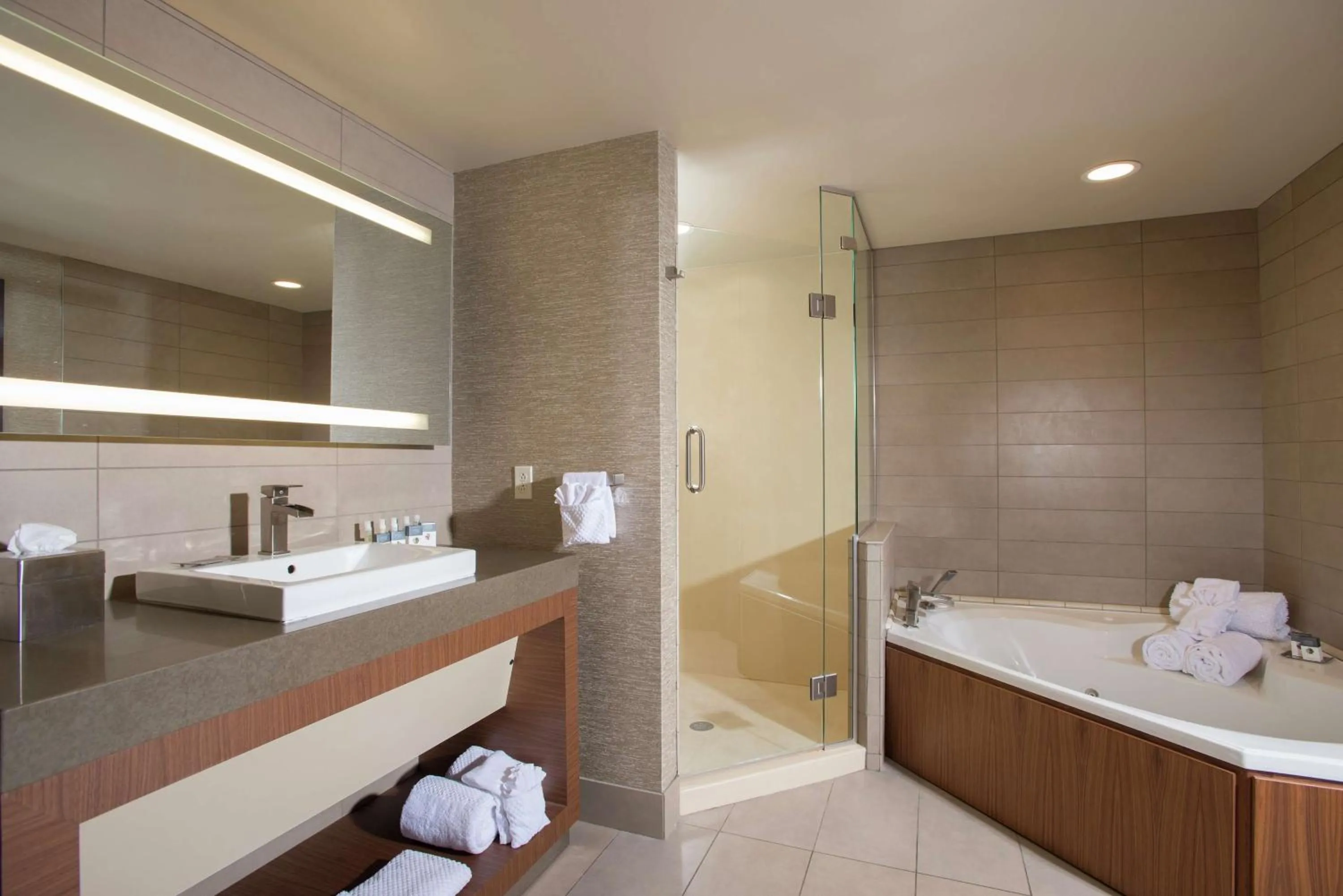 Bathroom in The Broadway Columbia - a DoubleTree by Hilton Hotel