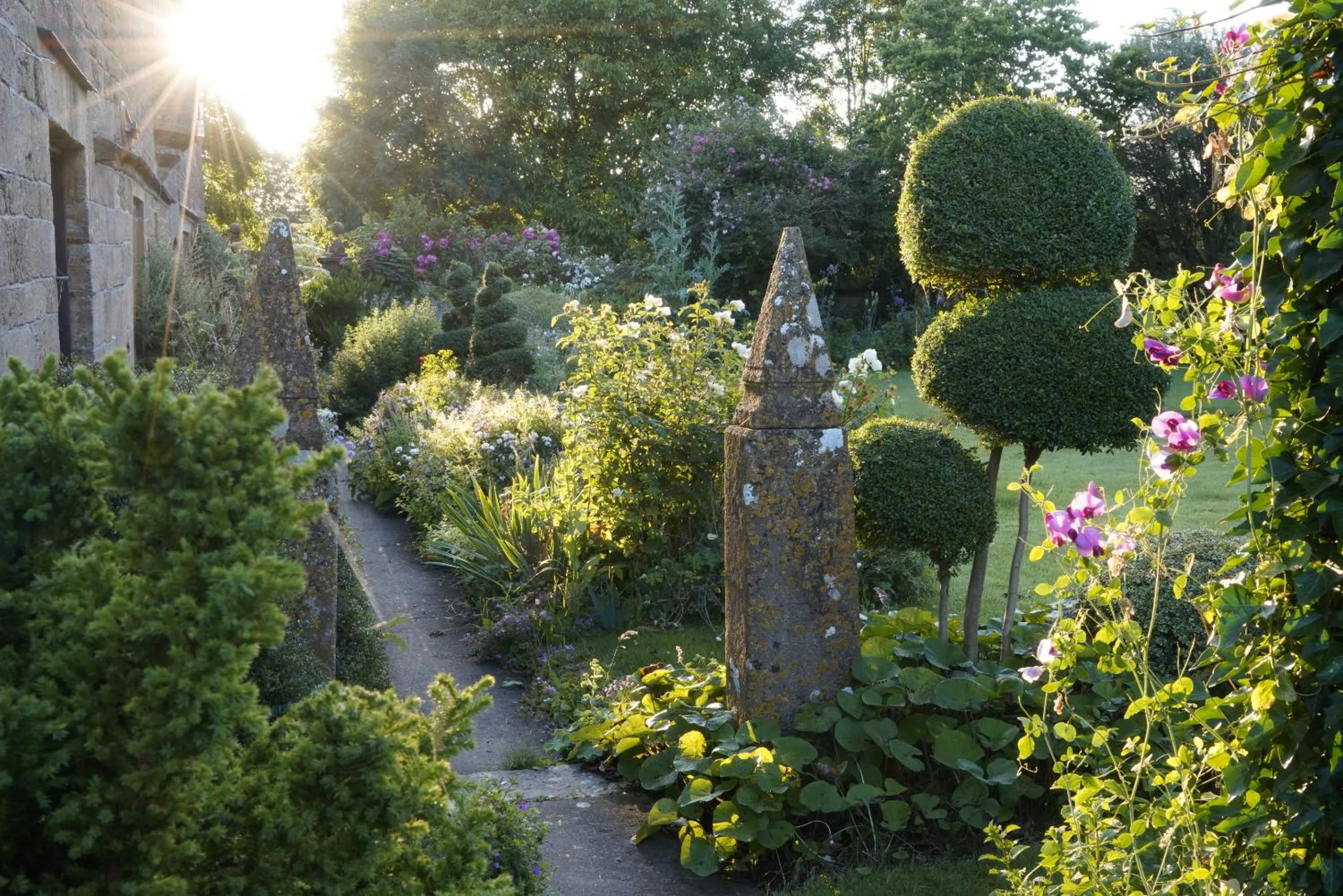 Garden in Lower Severalls Farmhouse