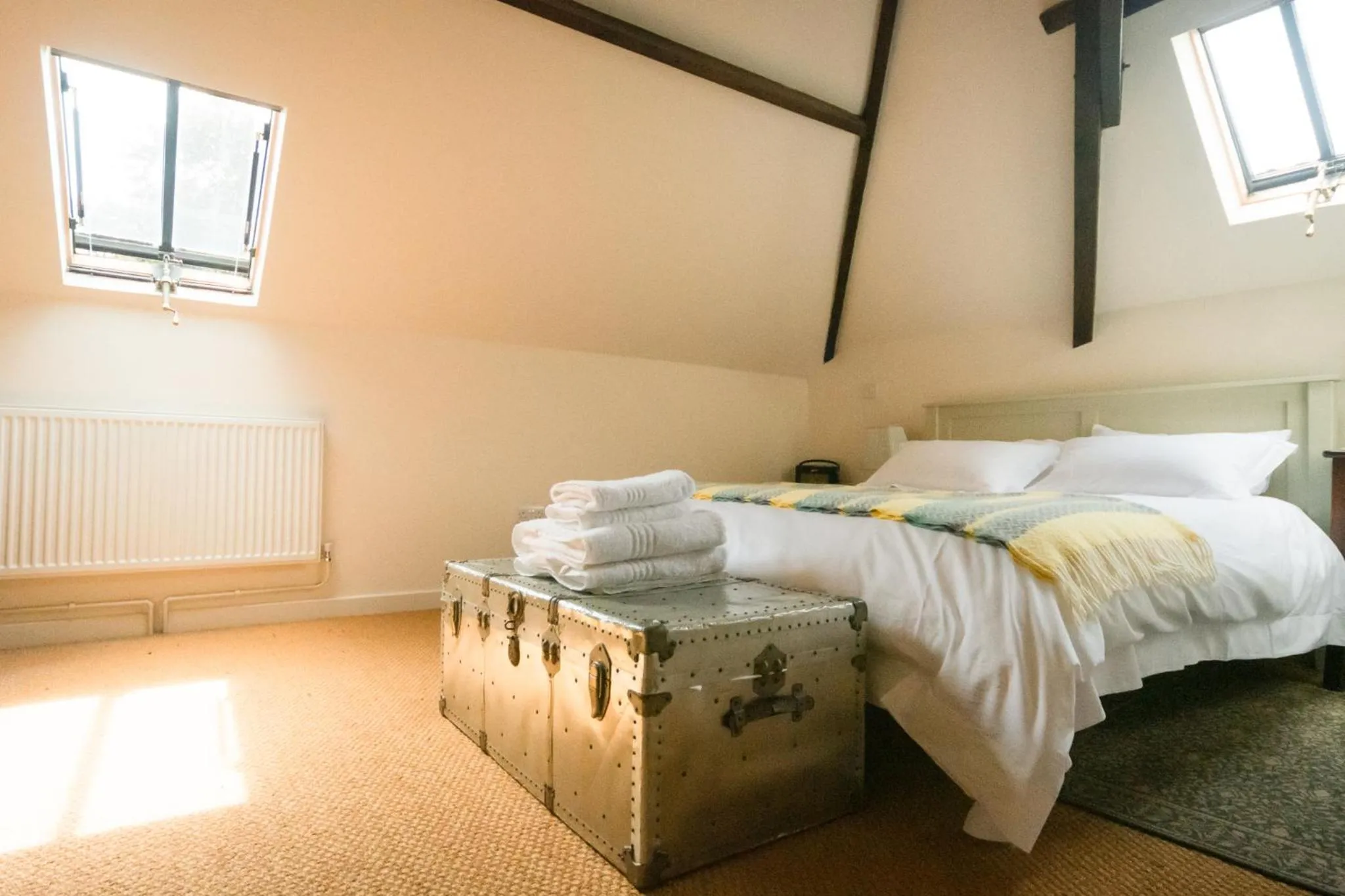 Bedroom, Bed in Lower Severalls Farmhouse