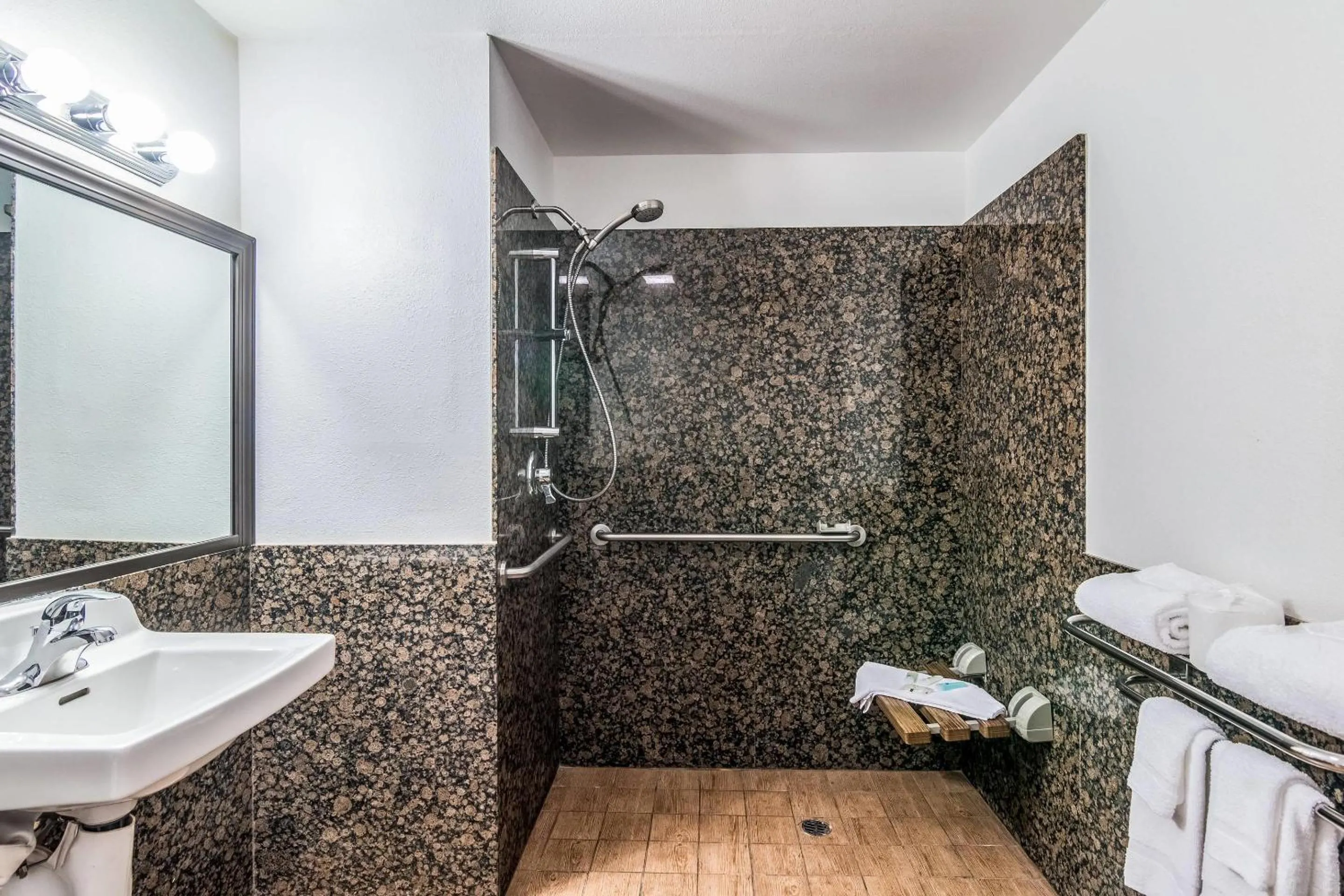 Bathroom in Quality Inn & Suites near Downtown Bakersfield