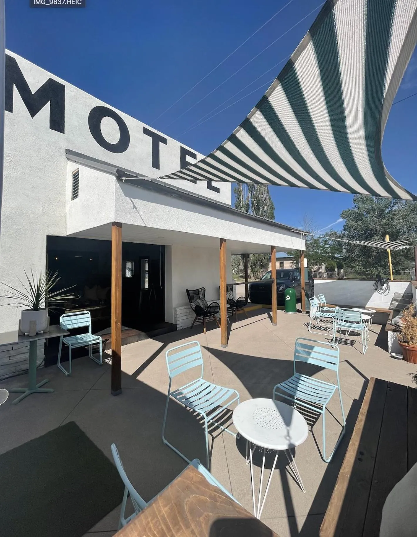 Patio in Mellow Moon Lodge