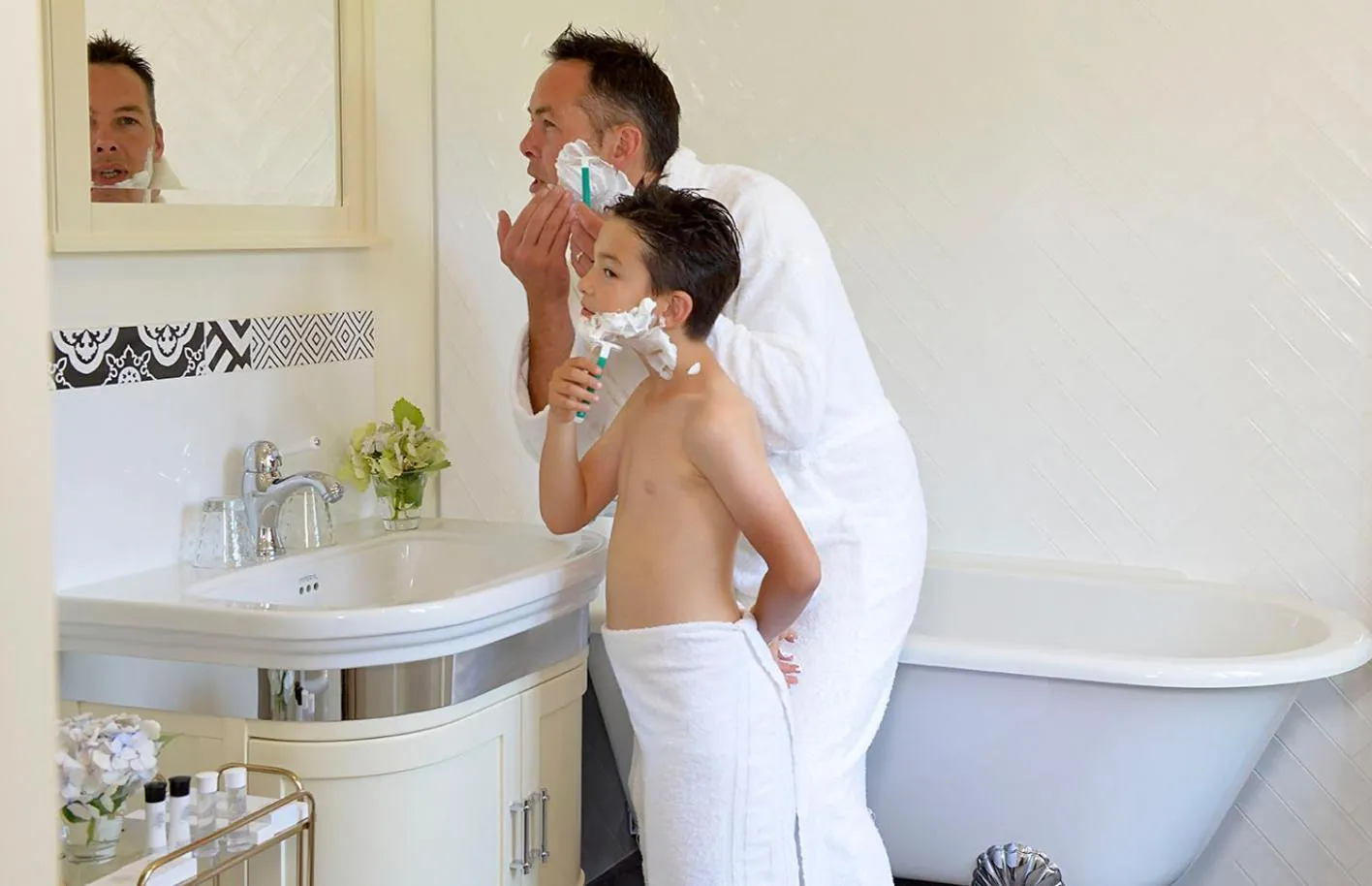 Bathroom in Château Saint Gilles - Bayeux