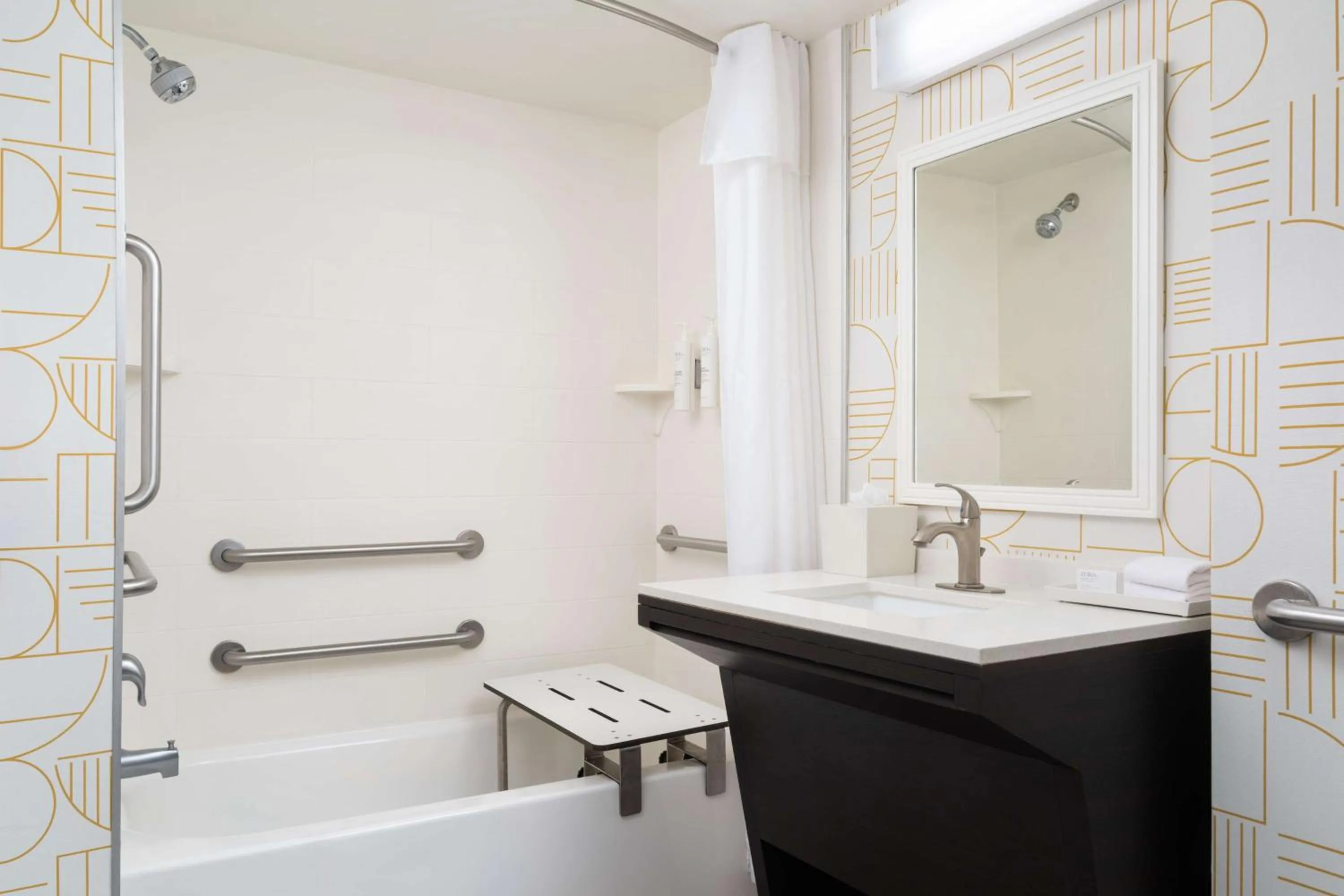 Bathroom in Home2 Suites by Hilton Miramar Ft. Lauderdale
