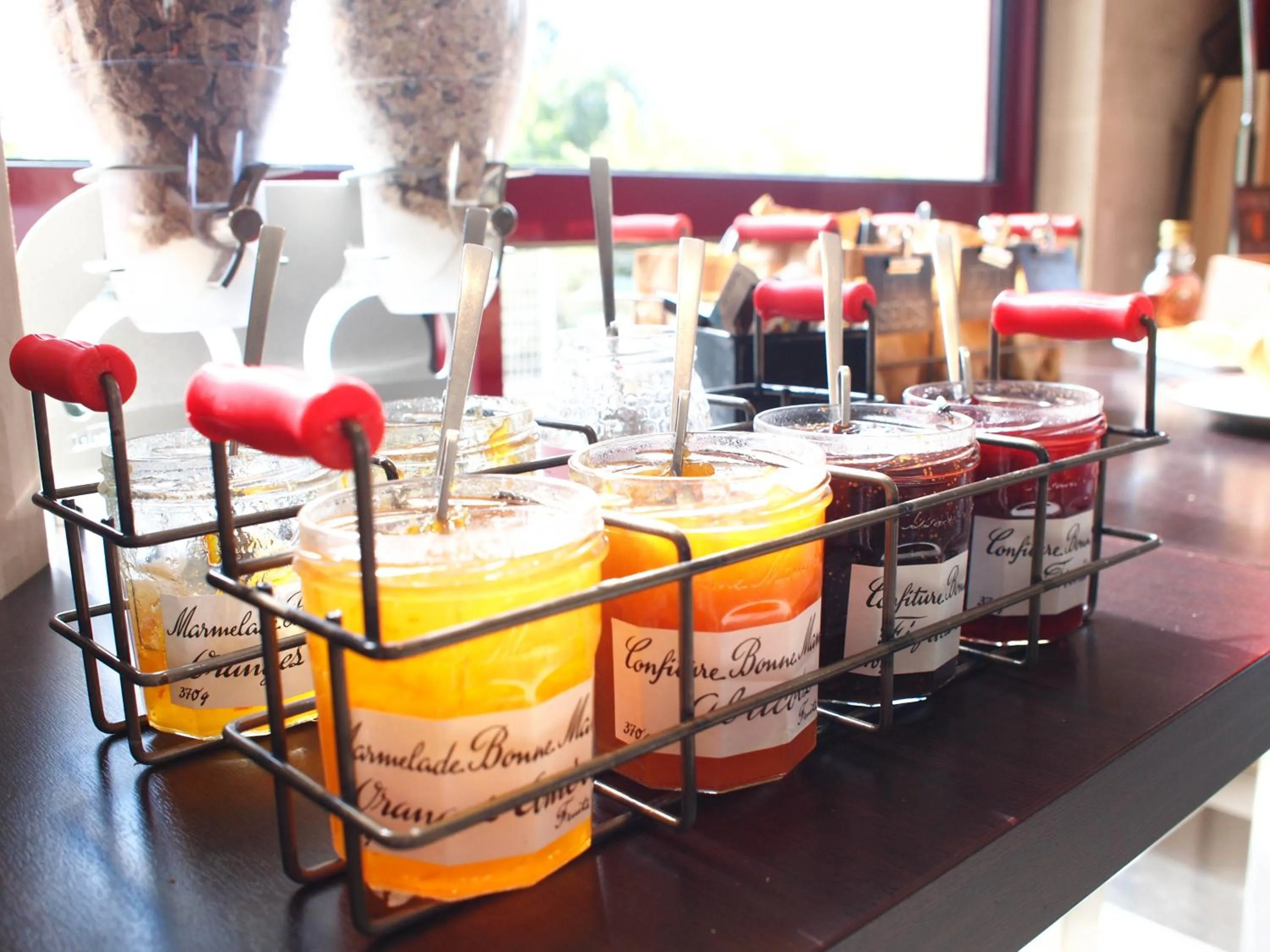 Buffet breakfast in ibis Bordeaux Saint Emilion