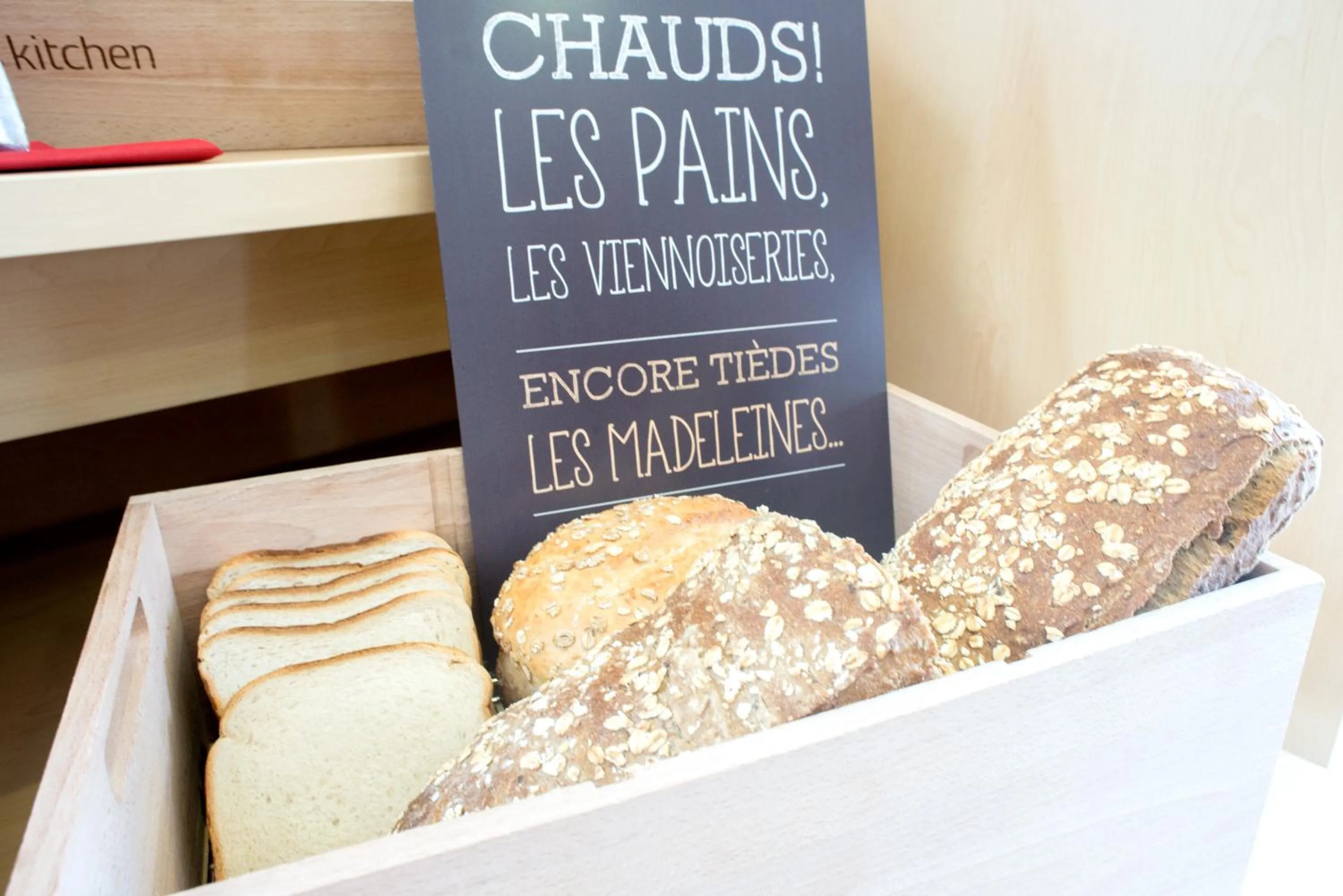 Buffet breakfast in ibis Bordeaux Saint Emilion