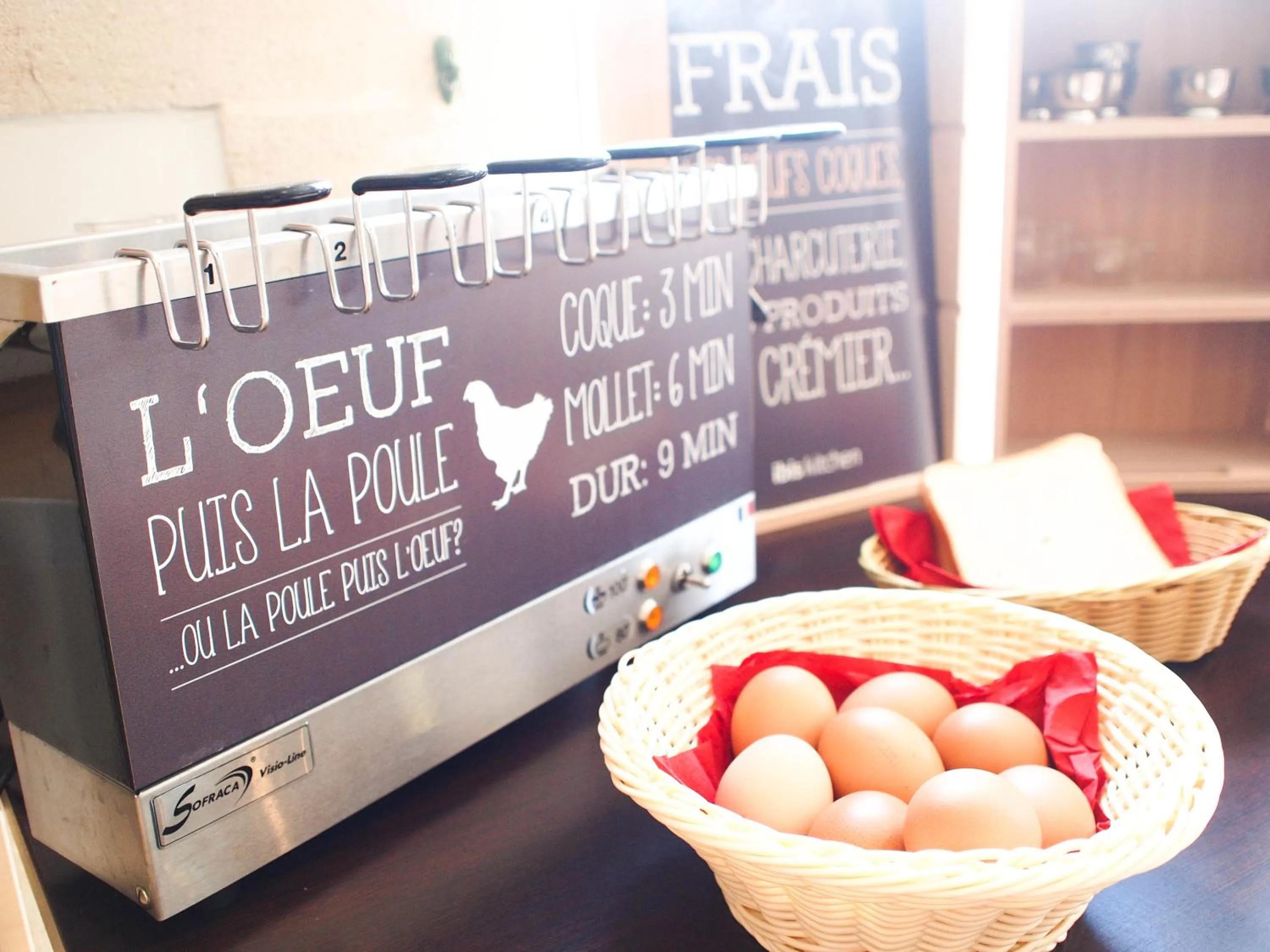 Buffet breakfast in ibis Bordeaux Saint Emilion