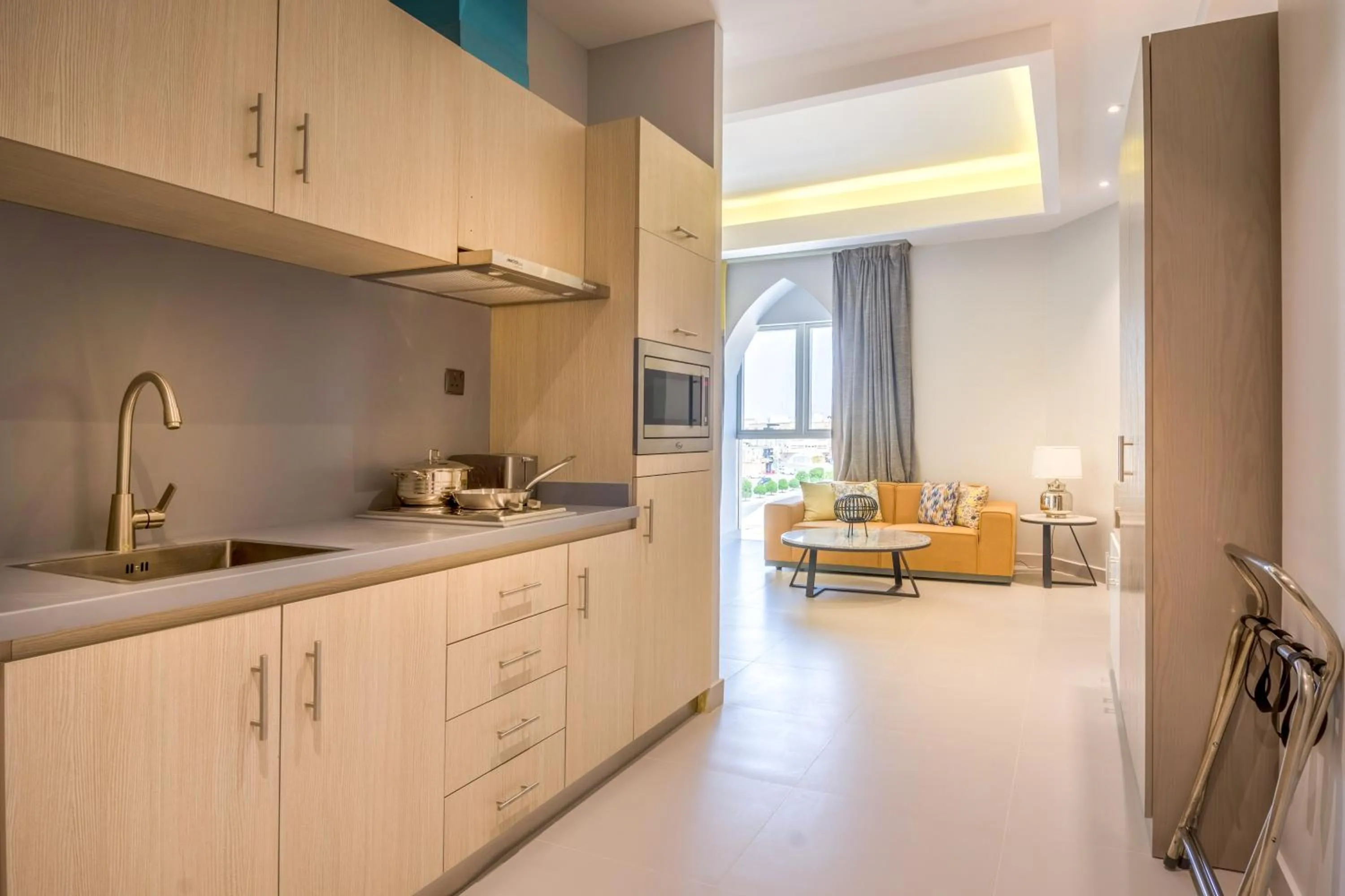 Communal kitchen in Ewaa Express Hotel - Buraydah