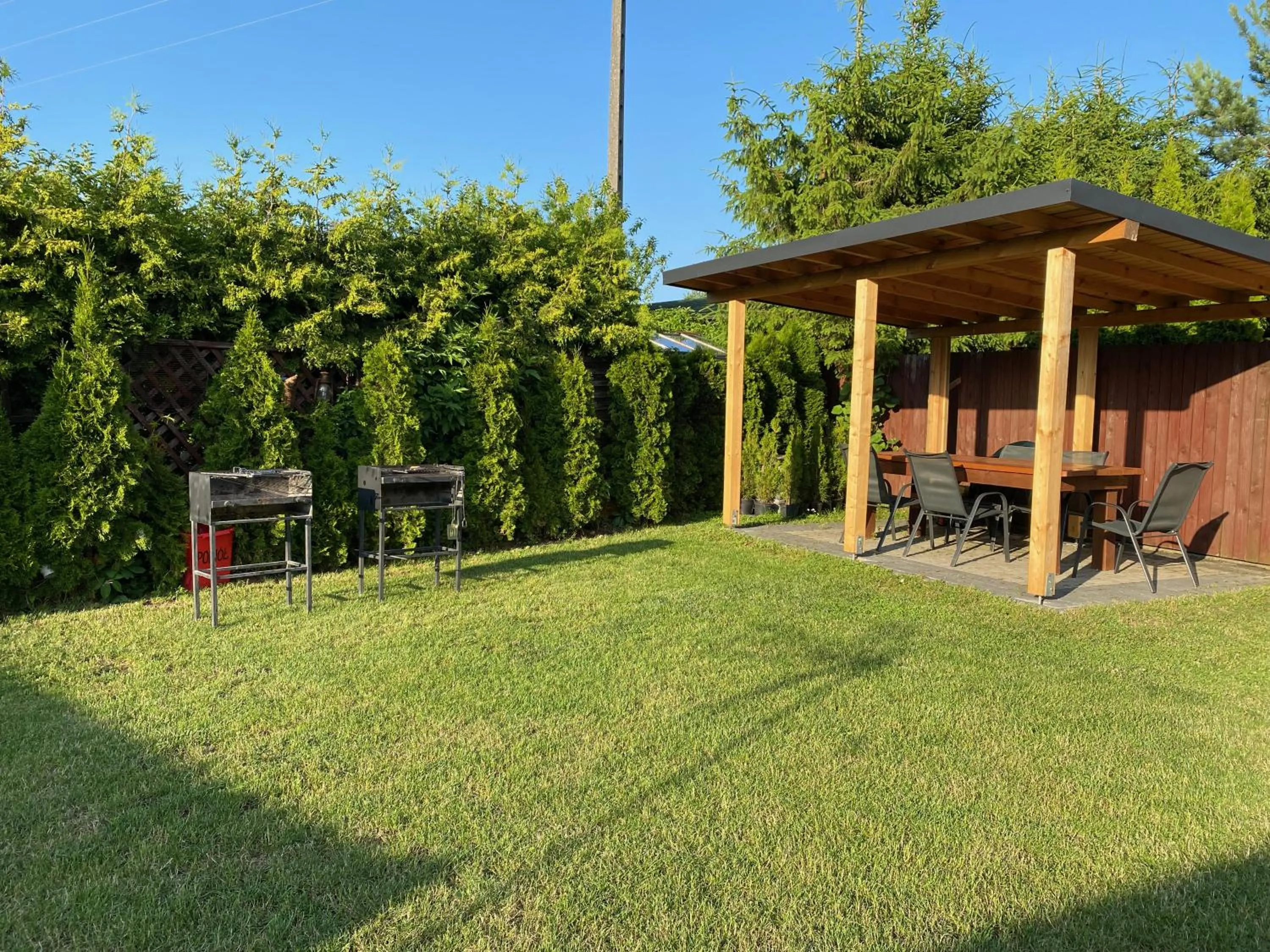 BBQ facilities in Domki u Grażyny Mikołajki