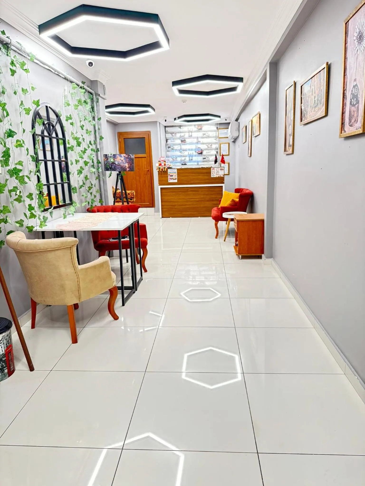 Lobby or reception in Tavra hotel