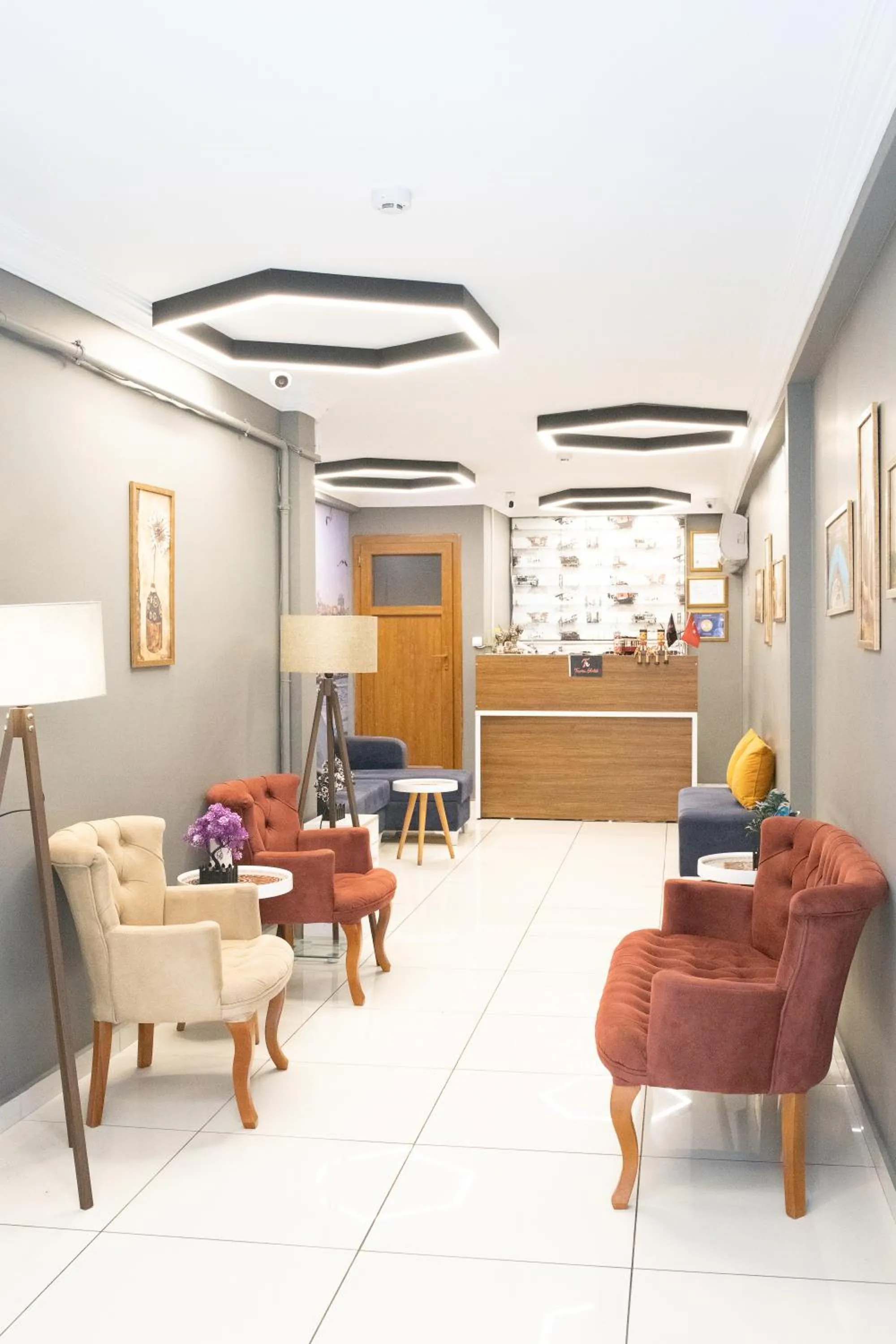 Lobby or reception in Tavra hotel